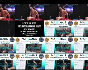 maximus_787 — 4 minute Chaturbate male cam show recording, 1080p, Jul 28, 2022
