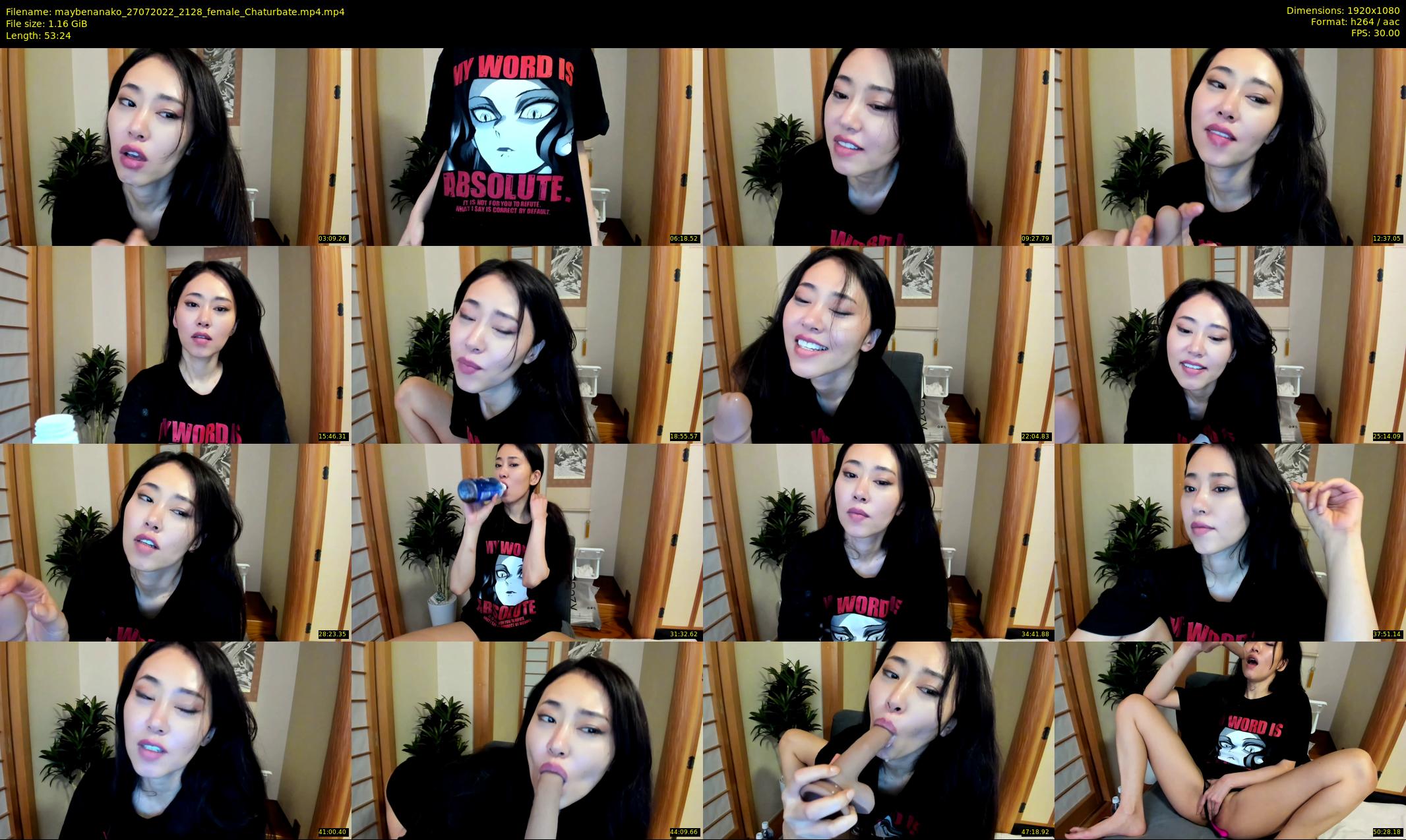 maybenanako — 54 minute Chaturbate female cam show recording, 1080p, Jul 27, 2022