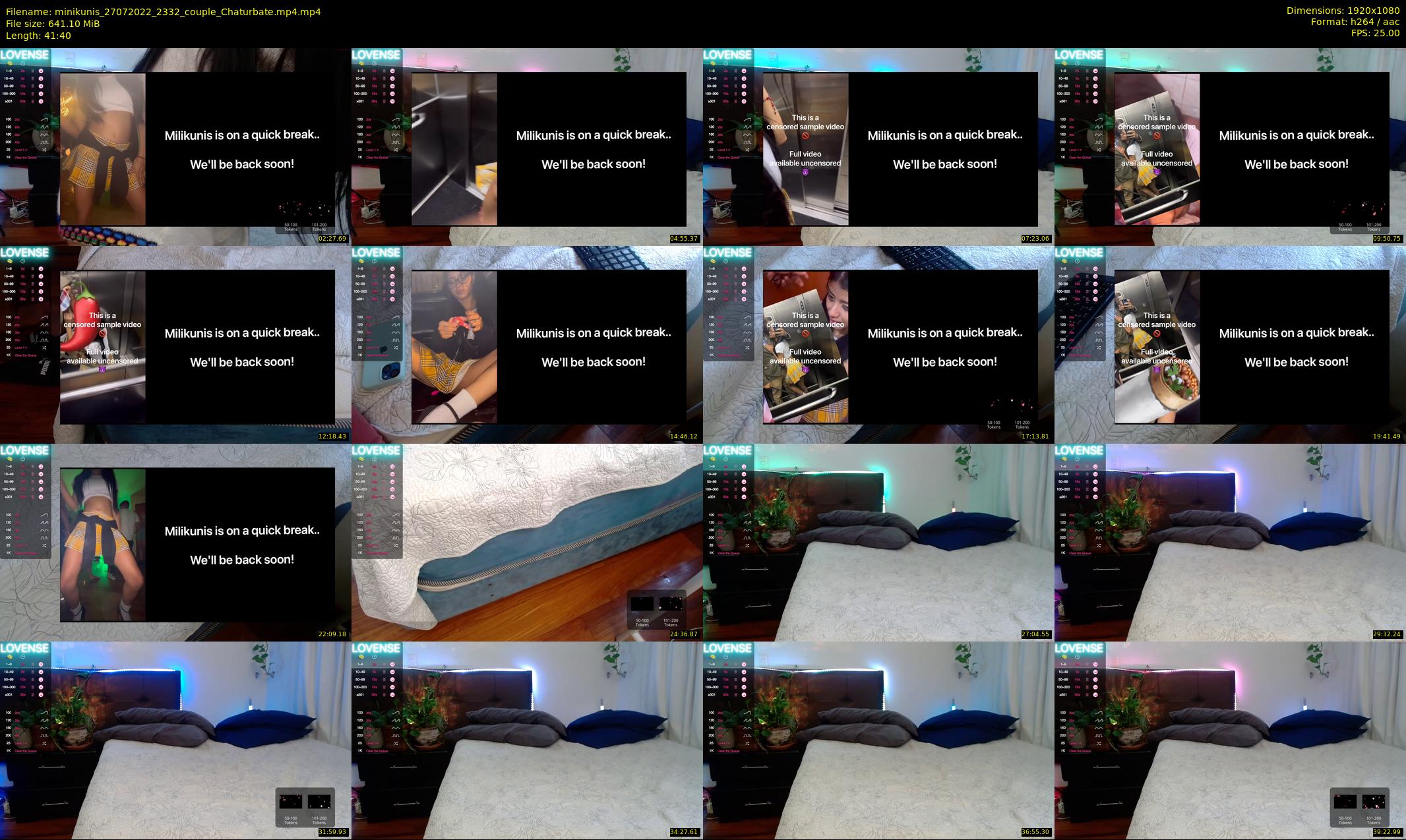 minikunis — 42 minute Chaturbate couple cam show recording, 1080p, Jul 27, 2022