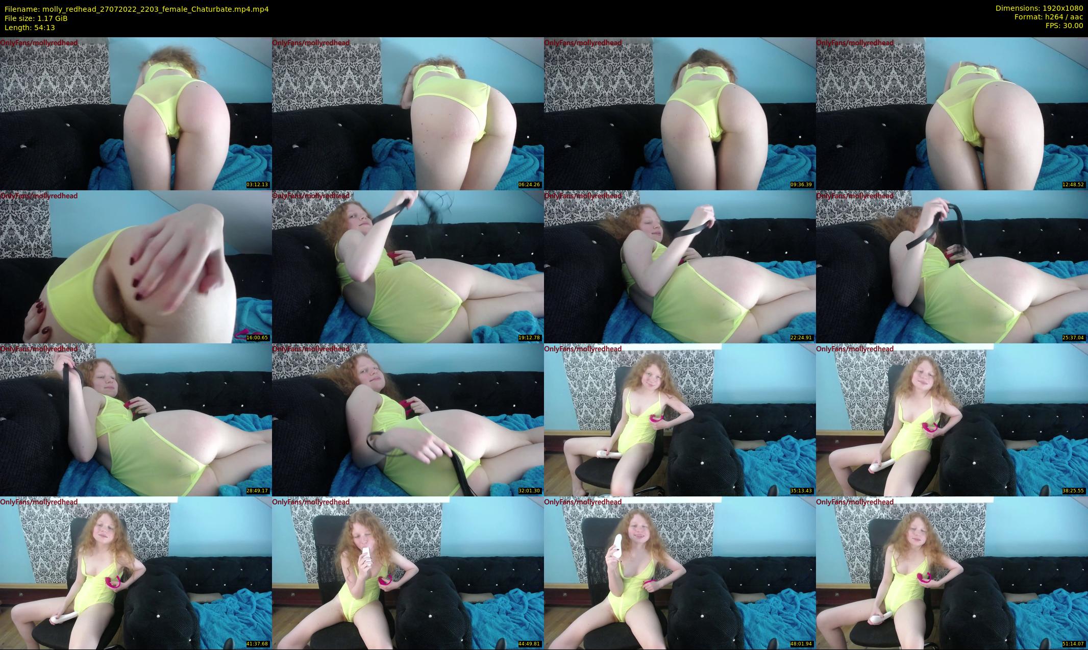 molly_redhead — 55 minute Chaturbate female cam show recording, 1080p, Jul 27, 2022