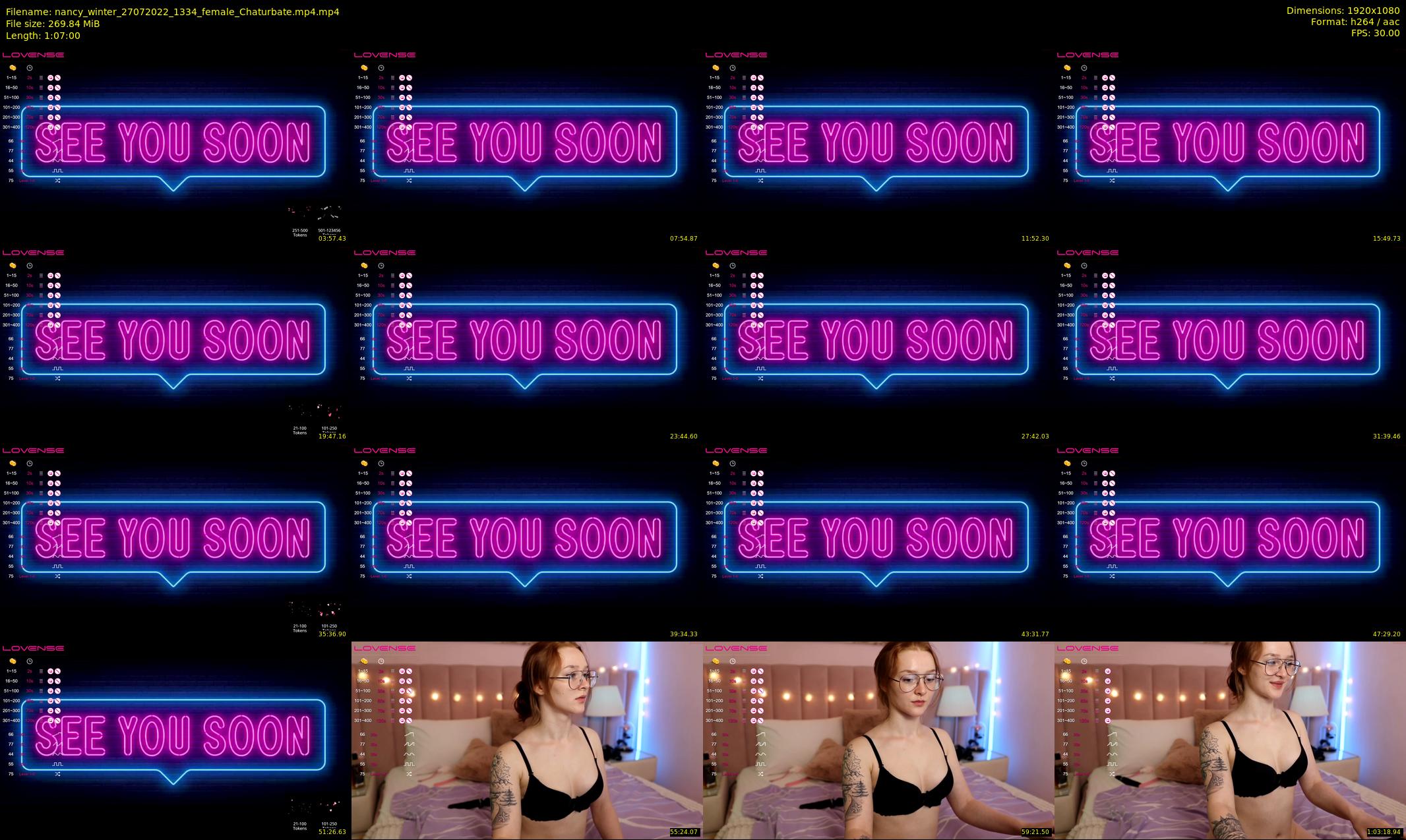 nancy_winter — 67 minute Chaturbate female cam show recording, 1080p, Jul 27, 2022