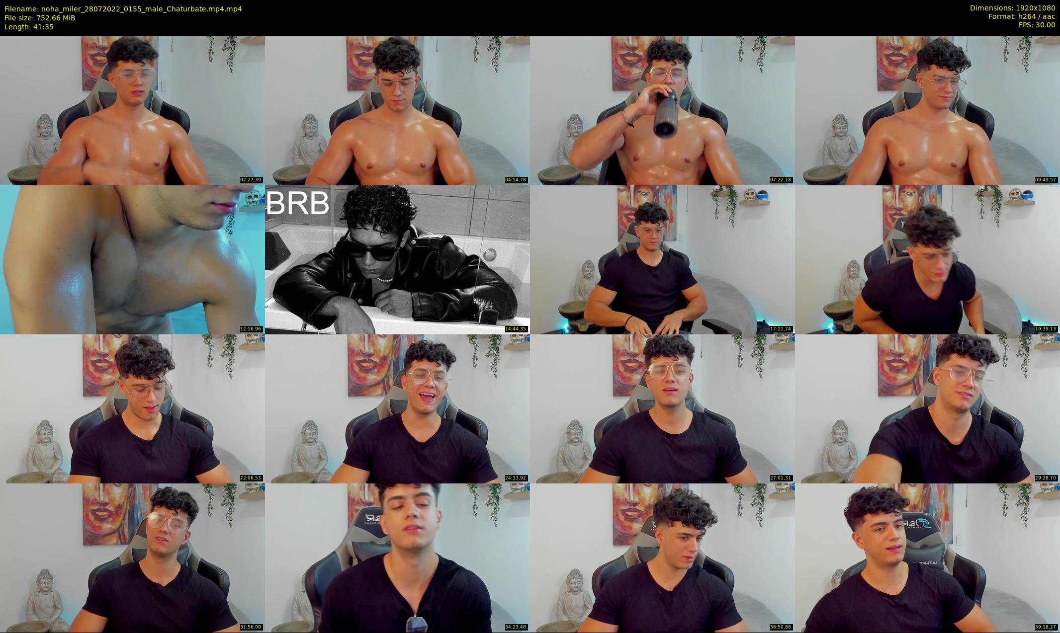 noha_miler — 42 minute Chaturbate male cam show recording, 1080p, Jul 28, 2022