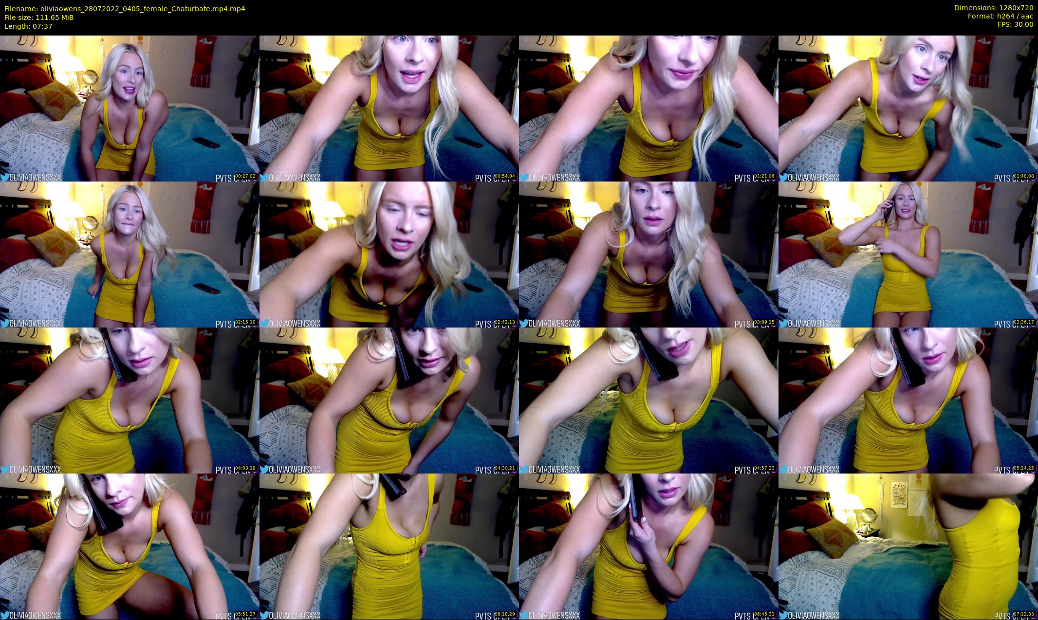oliviaowens — 8 minute Chaturbate female cam show recording, 720p, Jul 28, 2022