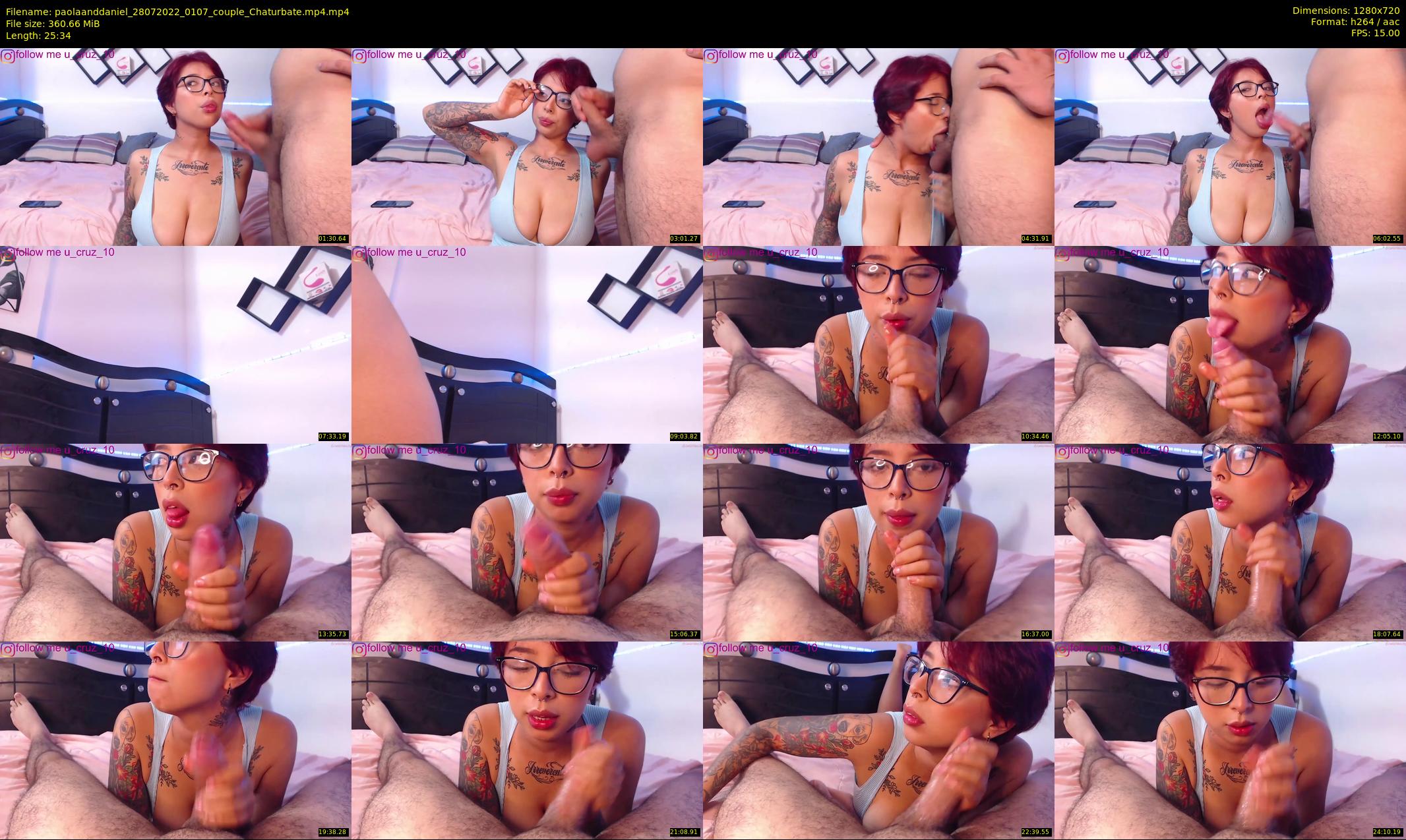paolaanddaniel — 26 minute Chaturbate couple cam show recording, 720p, Jul 28, 2022