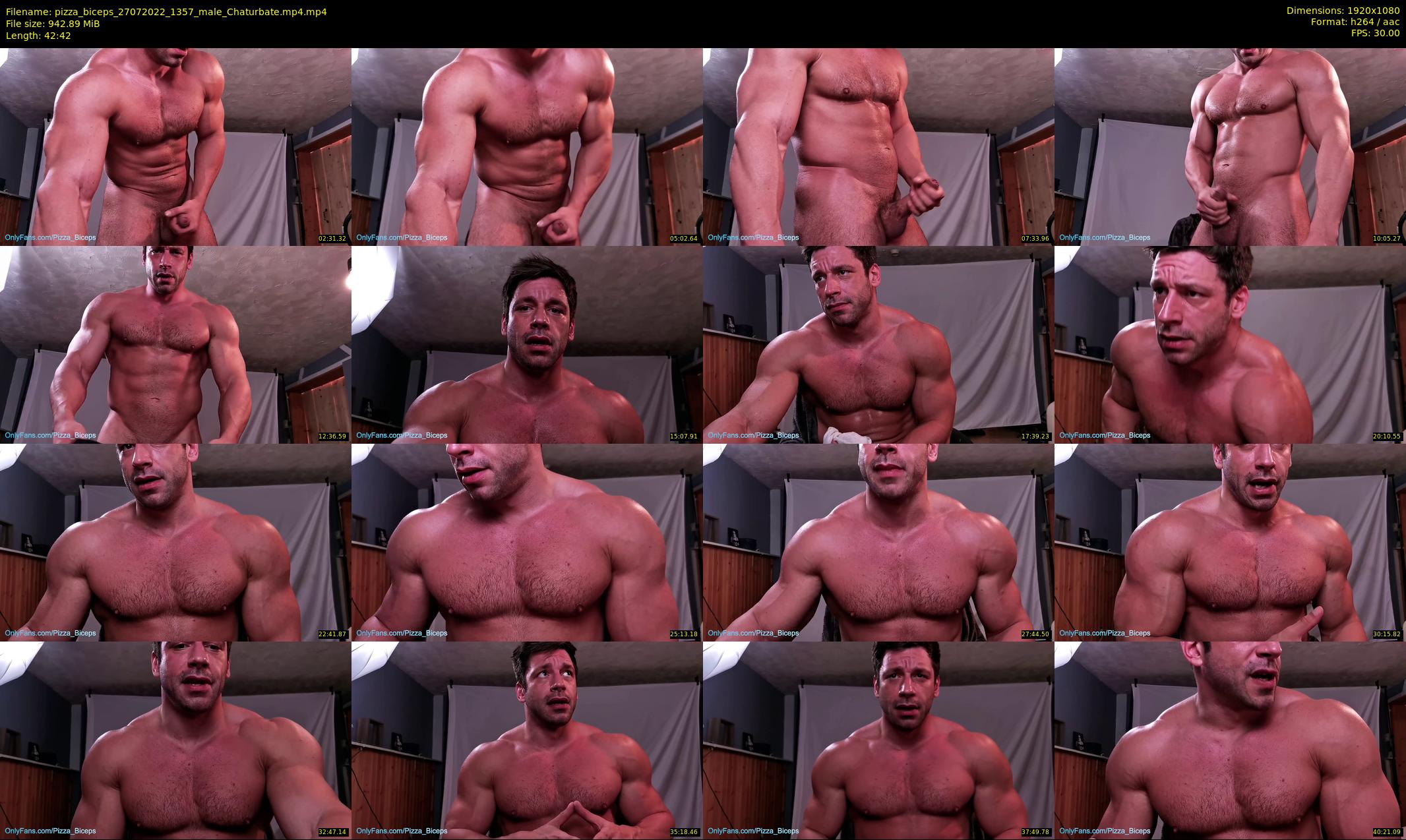 pizza_biceps — 43 minute Chaturbate male cam show recording, 1080p, Jul 27, 2022