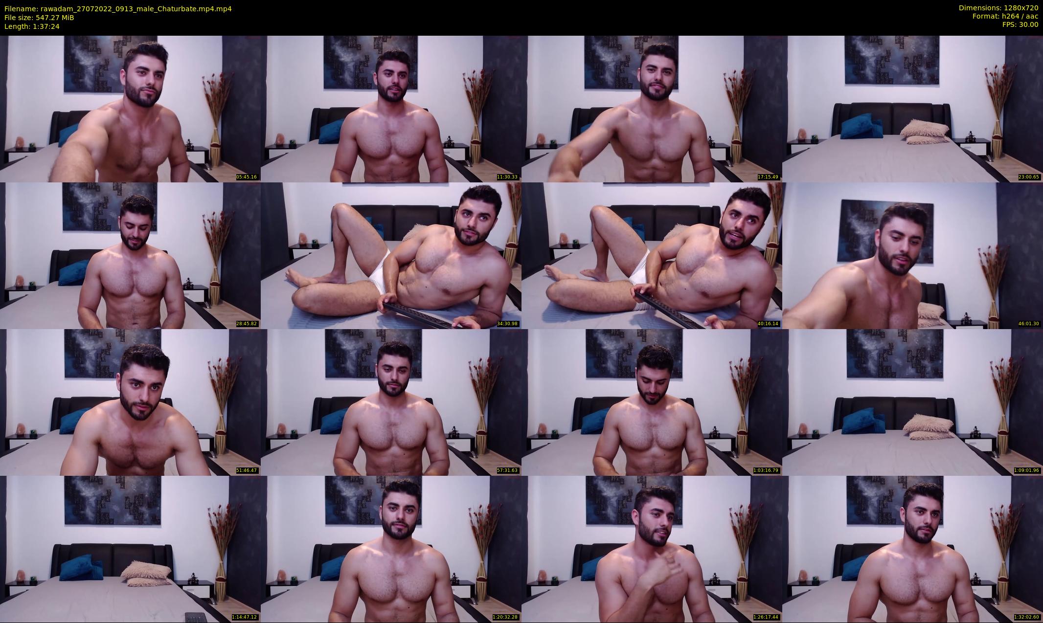 rawadam — 98 minute Chaturbate male cam show recording, 720p, Jul 27, 2022