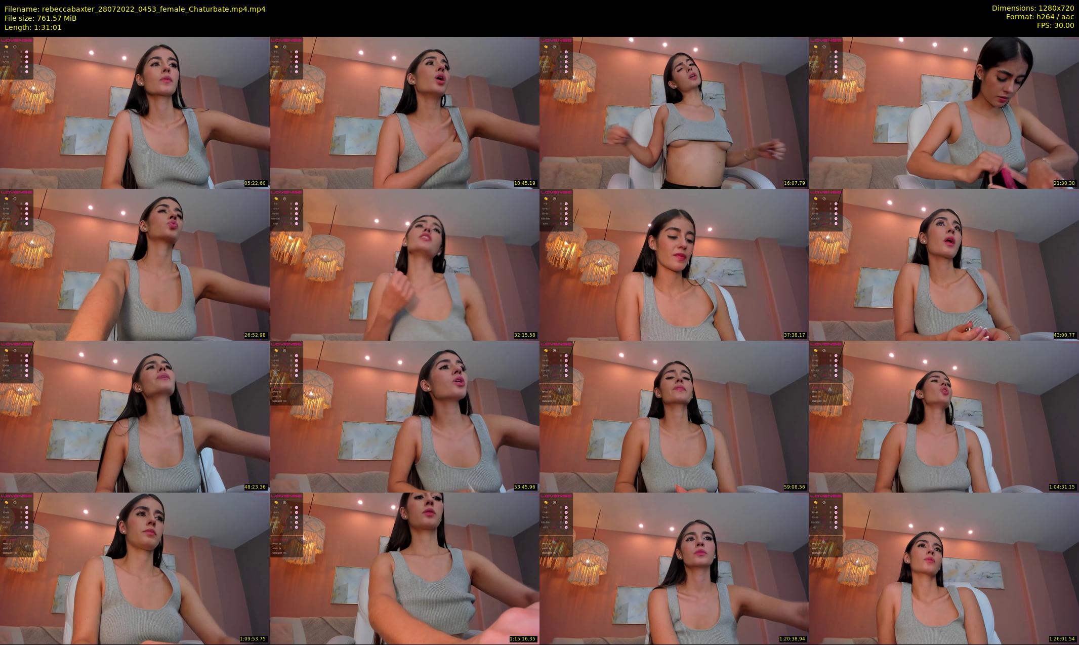 rebeccabaxter — 92 minute Chaturbate female cam show recording, 720p, Jul 28, 2022