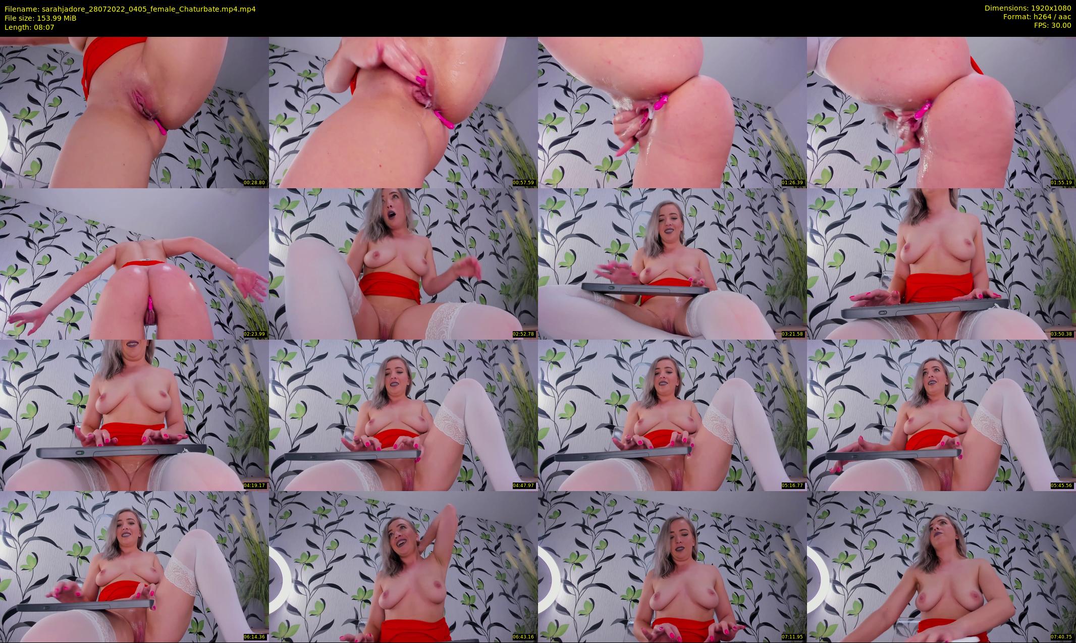 sarahjadore — 9 minute Chaturbate female cam show recording, 1080p, Jul 28, 2022