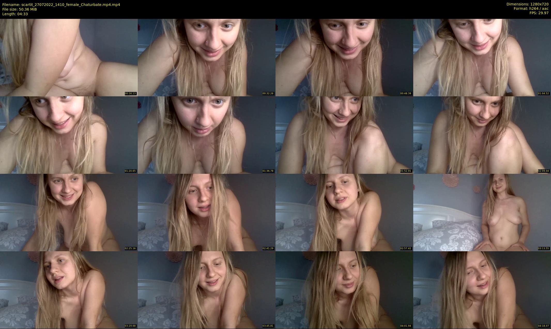 scartit — 5 minute Chaturbate female cam show recording, 720p, Jul 27, 2022