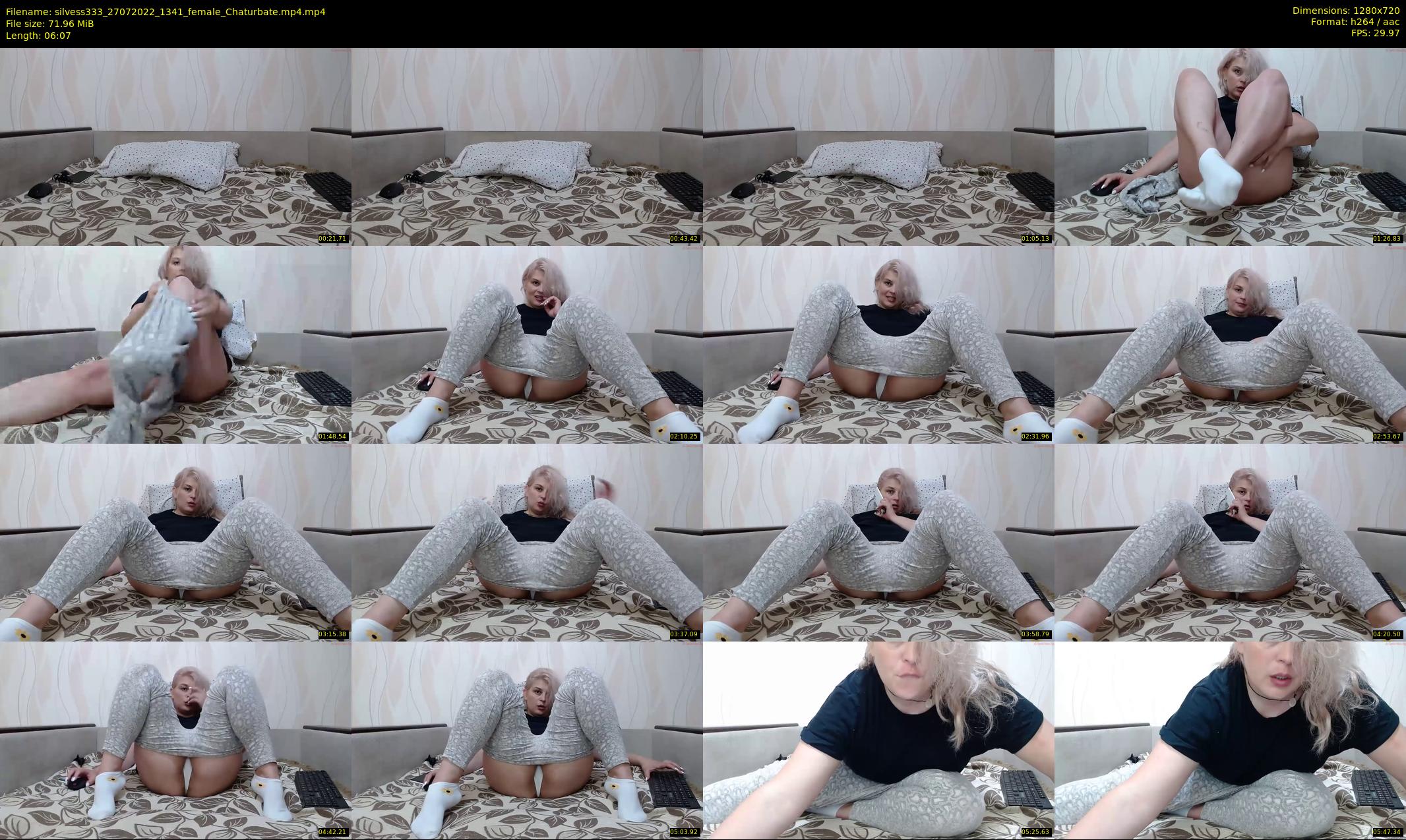 silvess333 — 7 minute Chaturbate female cam show recording, 720p, Jul 27, 2022
