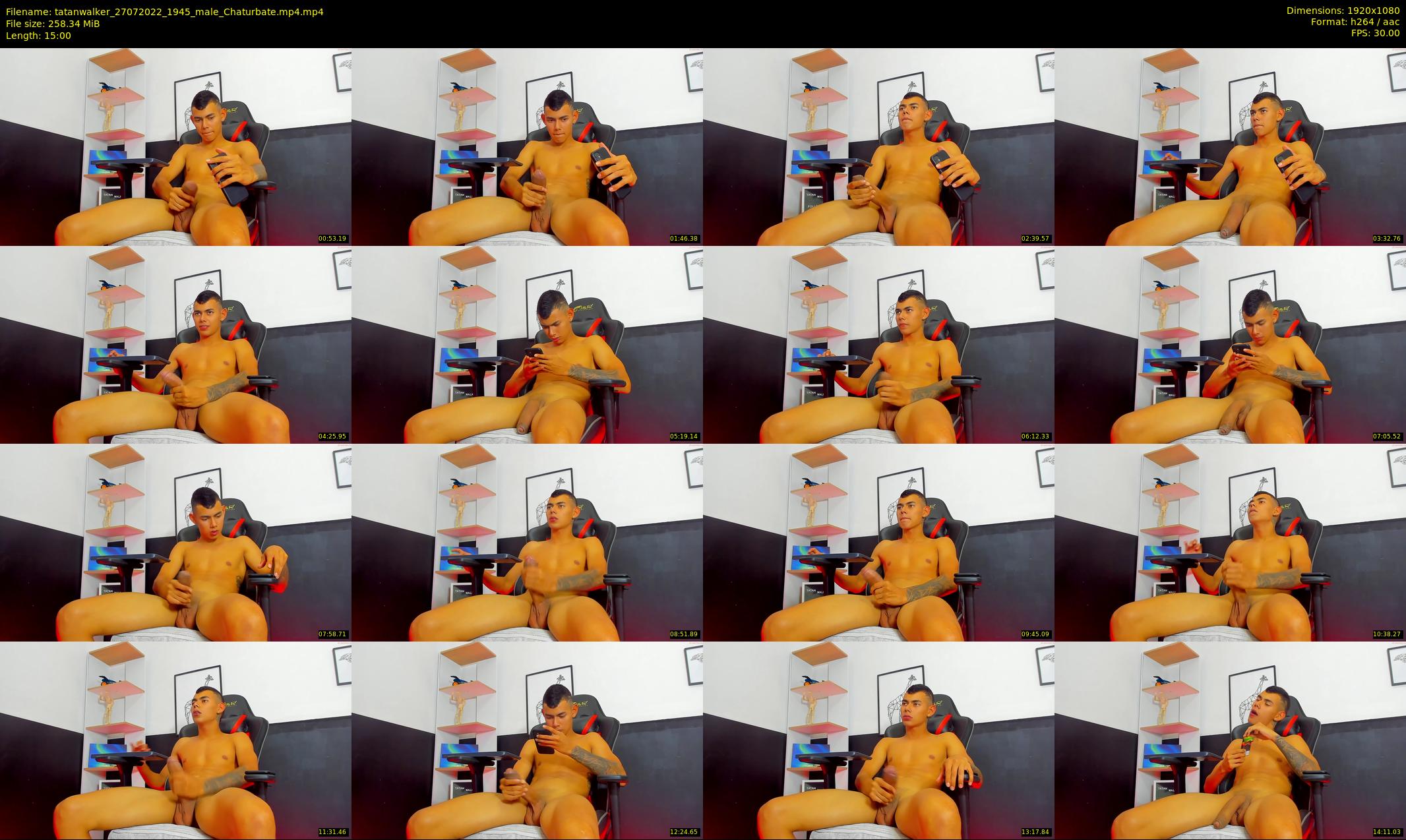 tatanwalker — 15 minute Chaturbate male cam show recording, 1080p, Jul 27, 2022