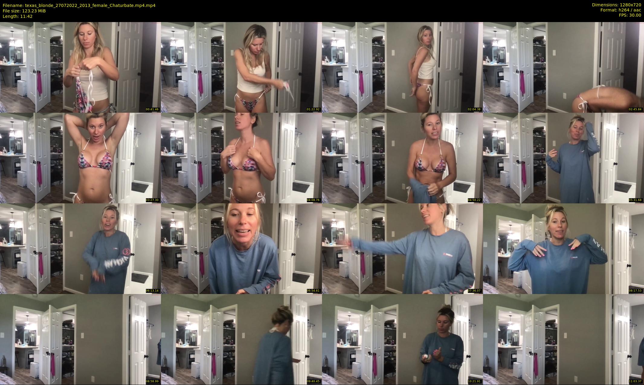 texas_blonde — 12 minute Chaturbate female cam show recording, 720p, Jul 27, 2022