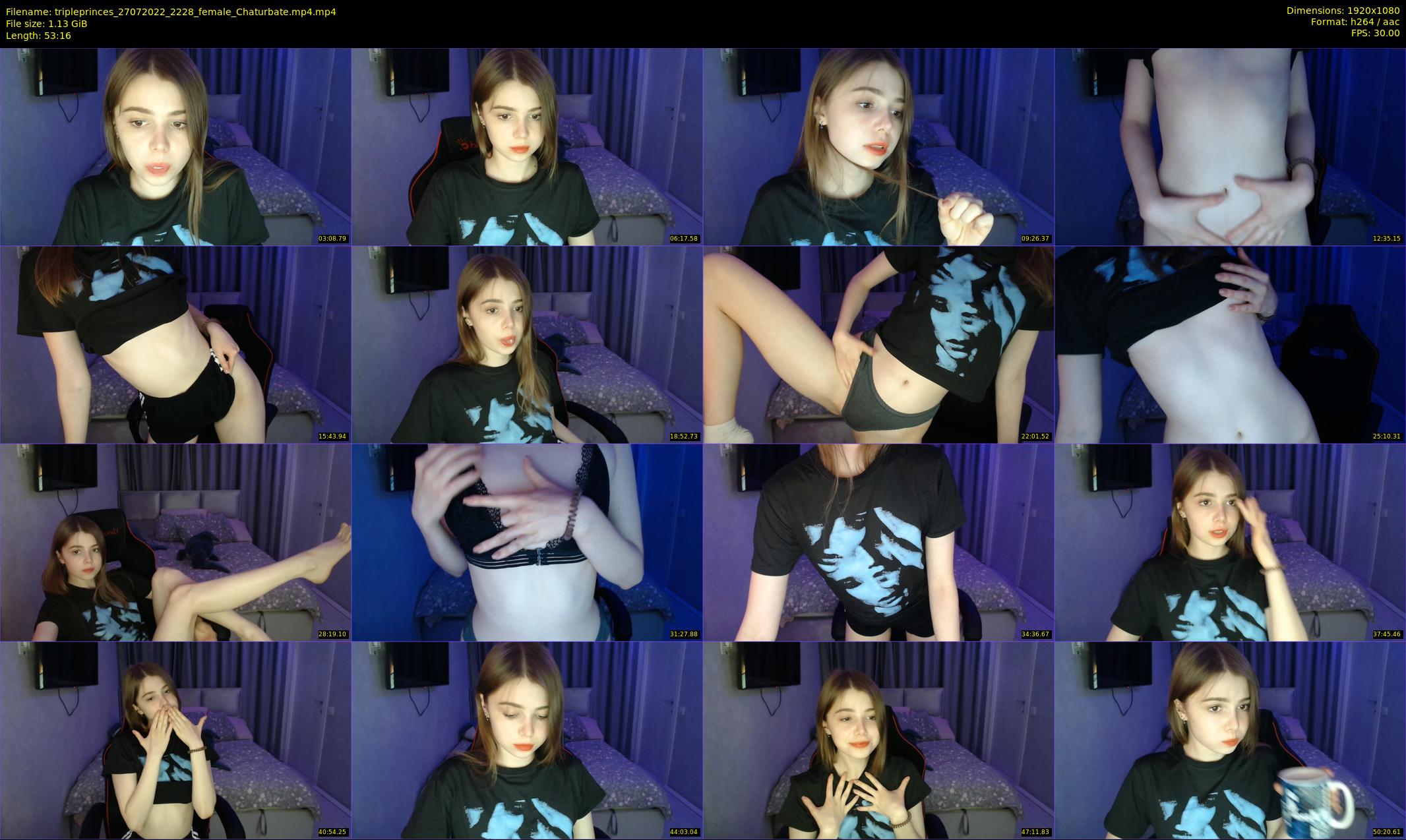 tripleprinces — 54 minute Chaturbate female cam show recording, 1080p, Jul 27, 2022