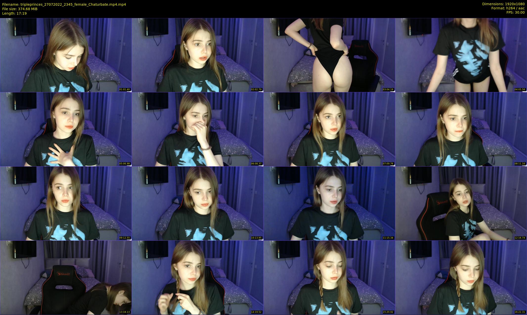 tripleprinces — 18 minute Chaturbate female cam show recording, 1080p, Jul 27, 2022