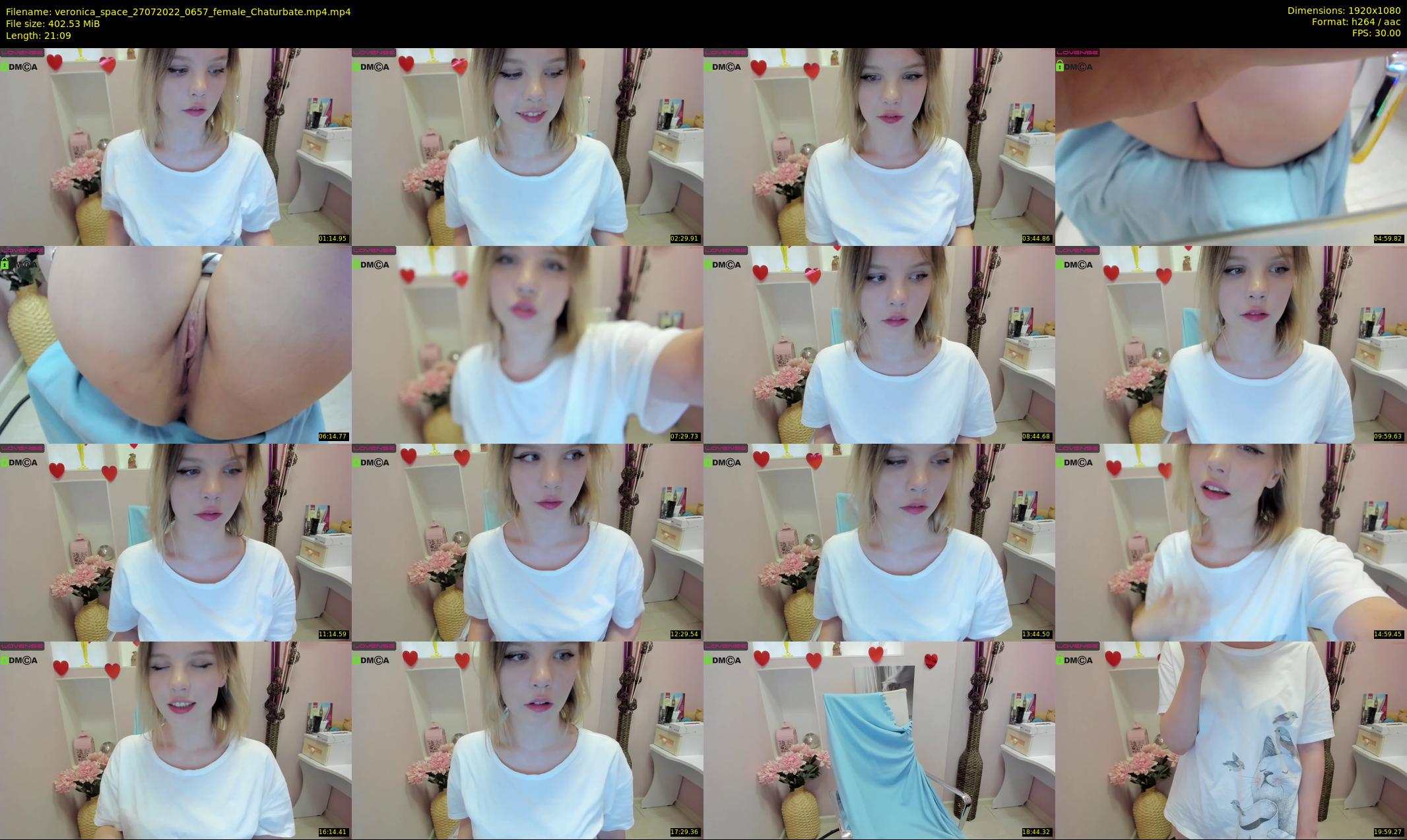veronica_space — 22 minute Chaturbate female cam show recording, 1080p, Jul 27, 2022