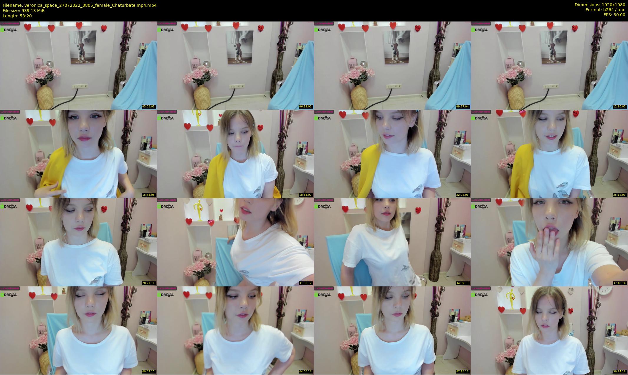 veronica_space — 54 minute Chaturbate female cam show recording, 1080p, Jul 27, 2022