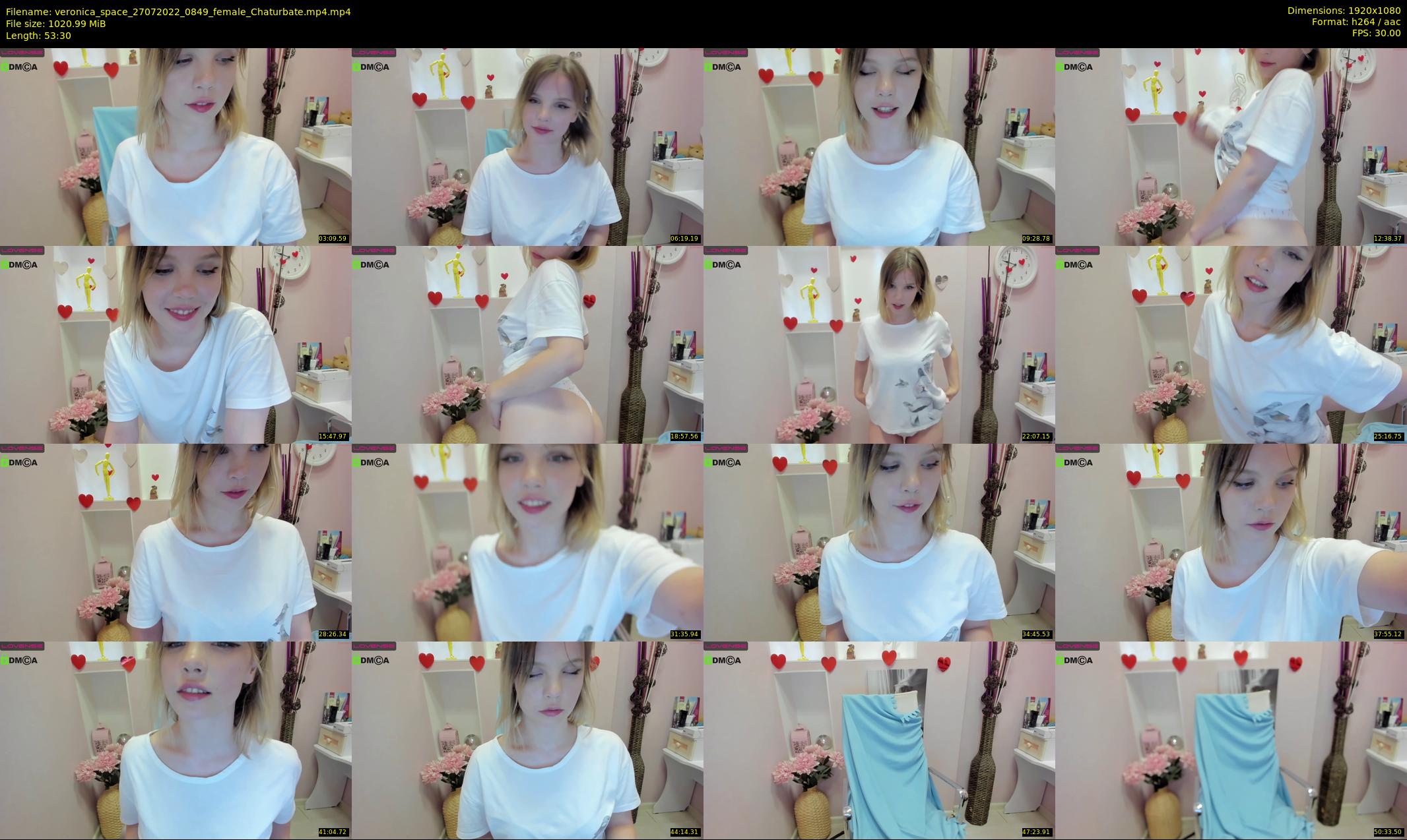 veronica_space — 54 minute Chaturbate female cam show recording, 1080p, Jul 27, 2022