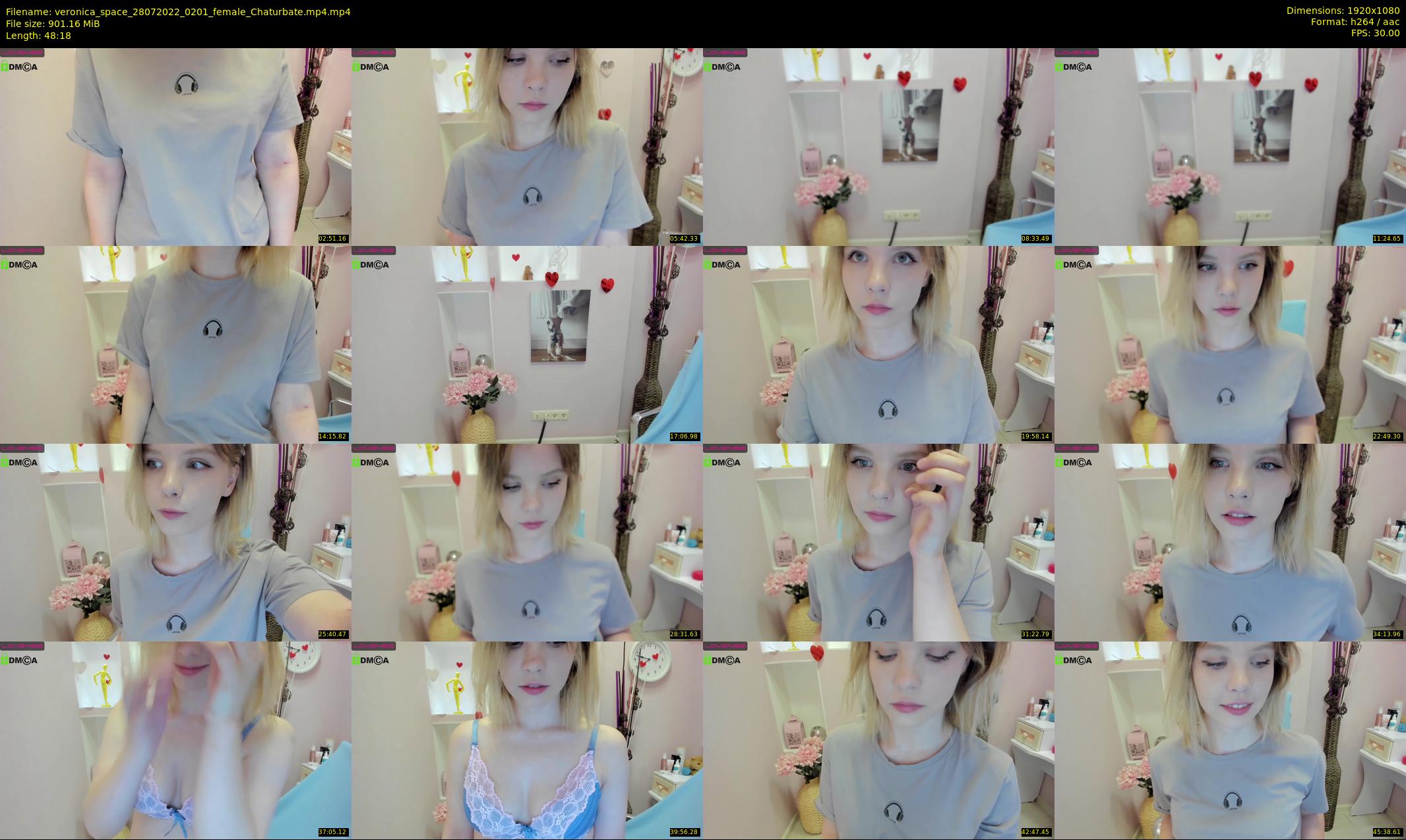 veronica_space — 49 minute Chaturbate female cam show recording, 1080p, Jul 28, 2022