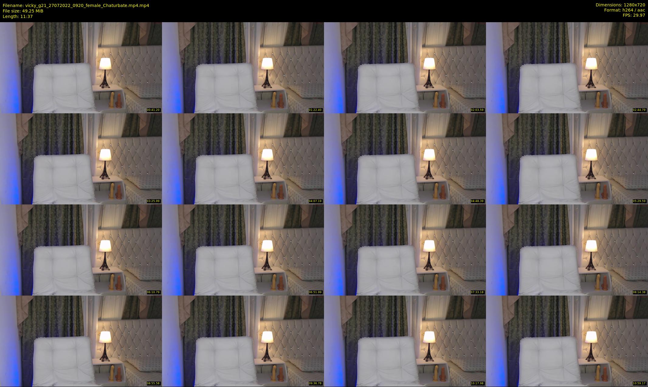 vicky_g21 — 12 minute Chaturbate female cam show recording, 720p, Jul 27, 2022