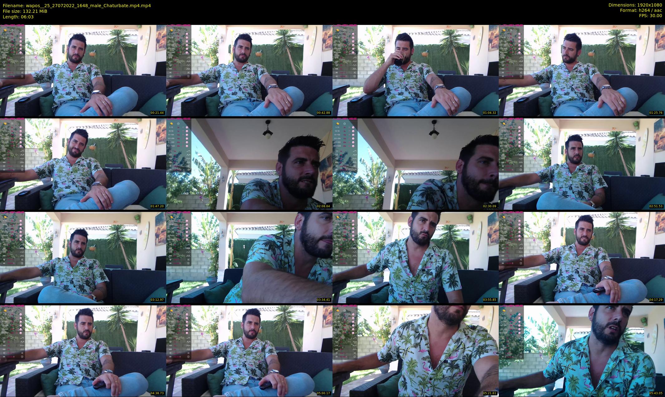 wapos__25 — 7 minute Chaturbate male cam show recording, 1080p, Jul 27, 2022