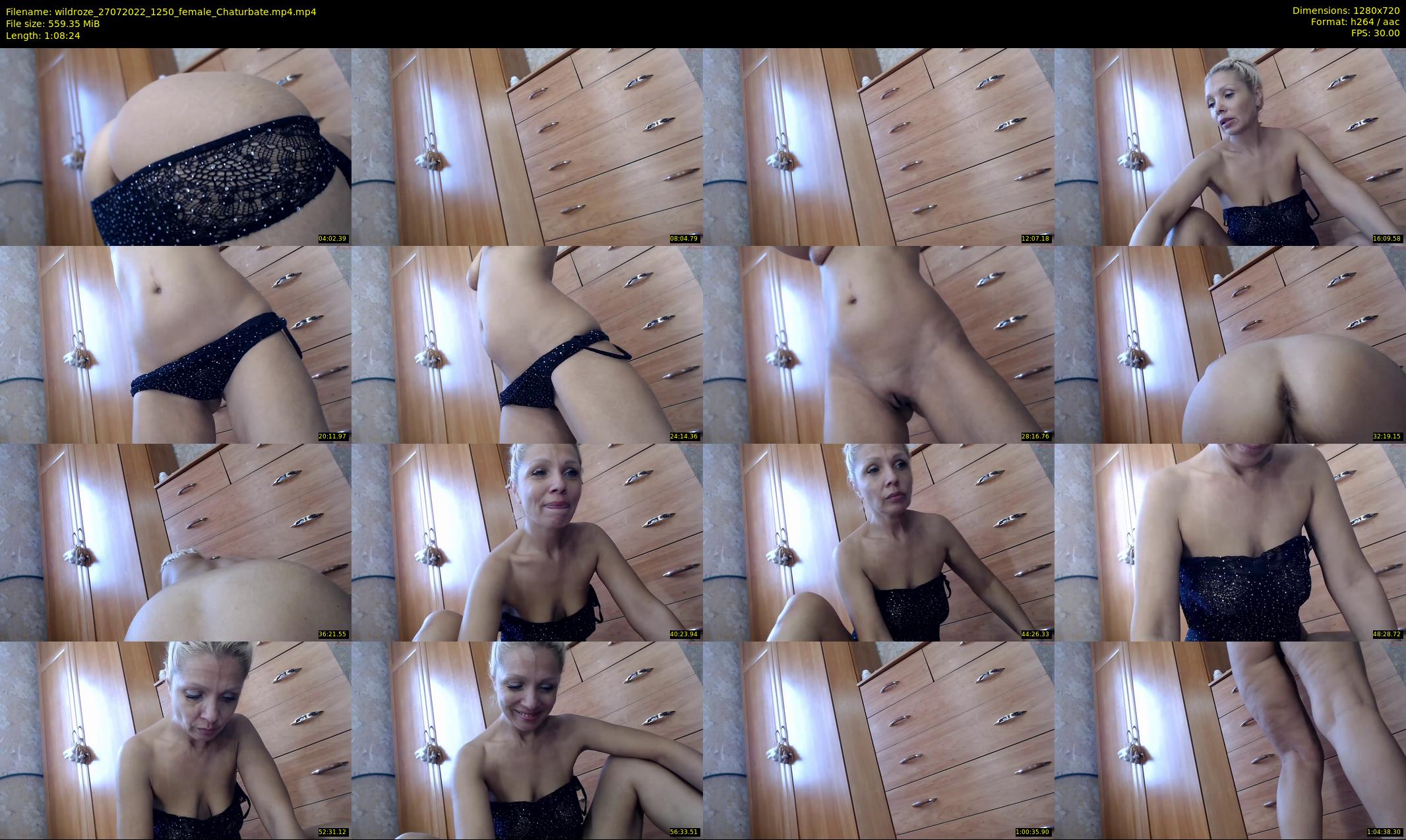 wildroze — 69 minute Chaturbate female cam show recording, 720p, Jul 27, 2022