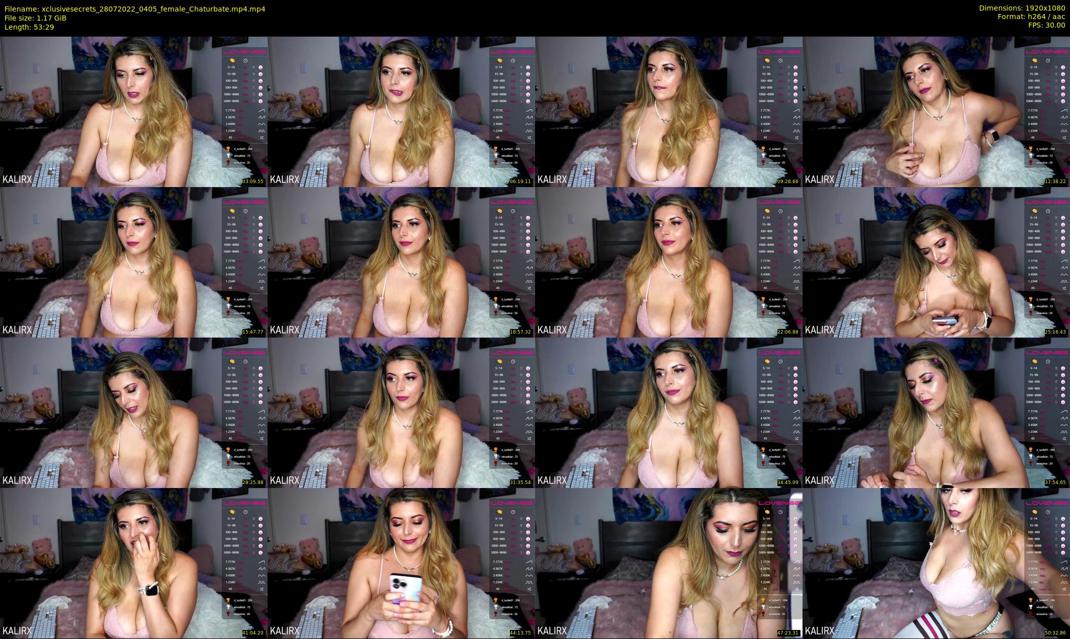xclusivesecrets — 54 minute Chaturbate female cam show recording, 1080p, Jul 28, 2022