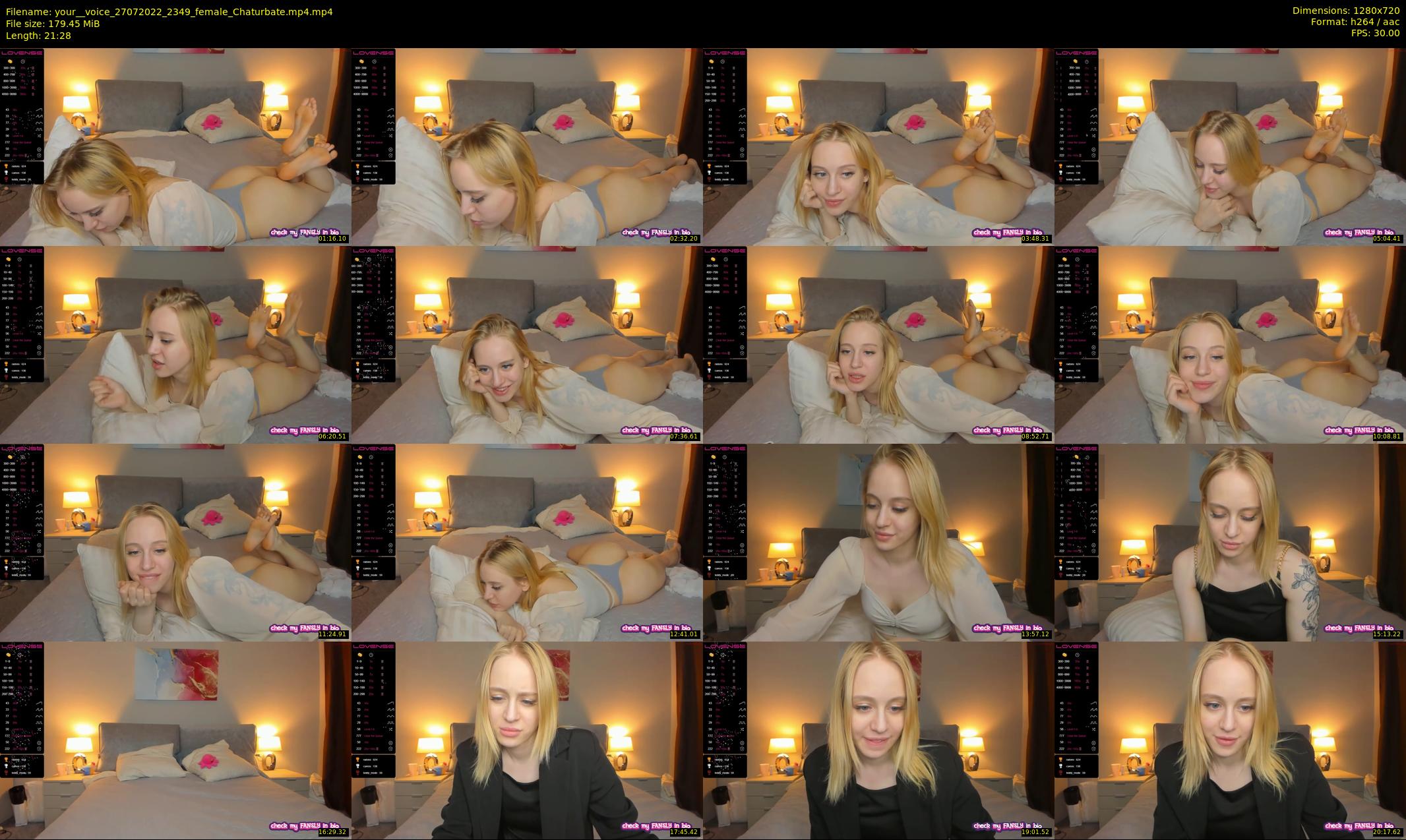 your__voice — 22 minute Chaturbate female cam show recording, 720p, Jul 27, 2022