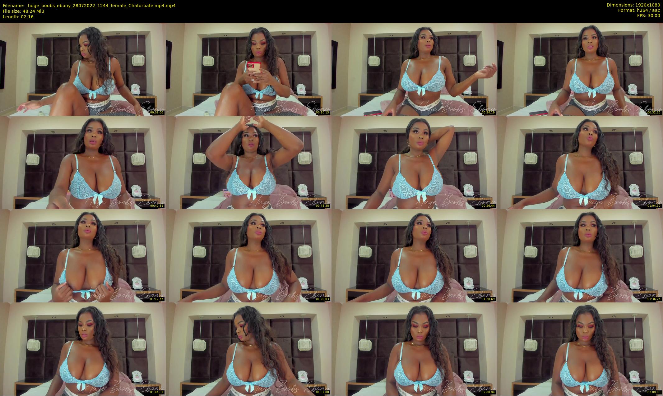 _huge_boobs_ebony — 3 minute Chaturbate female cam show recording, 1080p, Jul 28, 2022