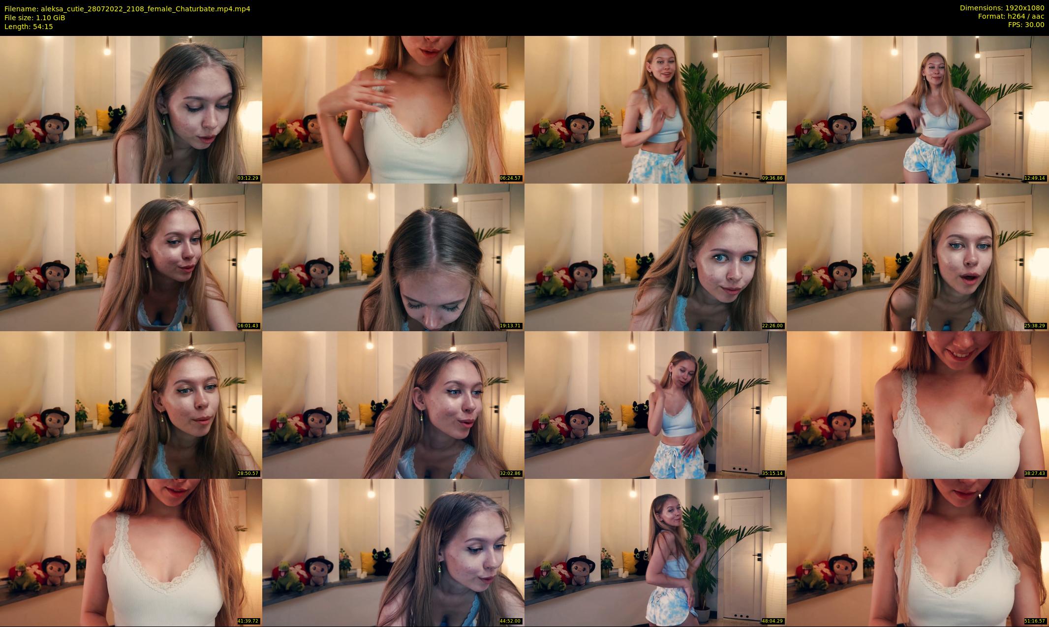 aleksa_cutie — 55 minute Chaturbate female cam show recording, 1080p, Jul 28, 2022