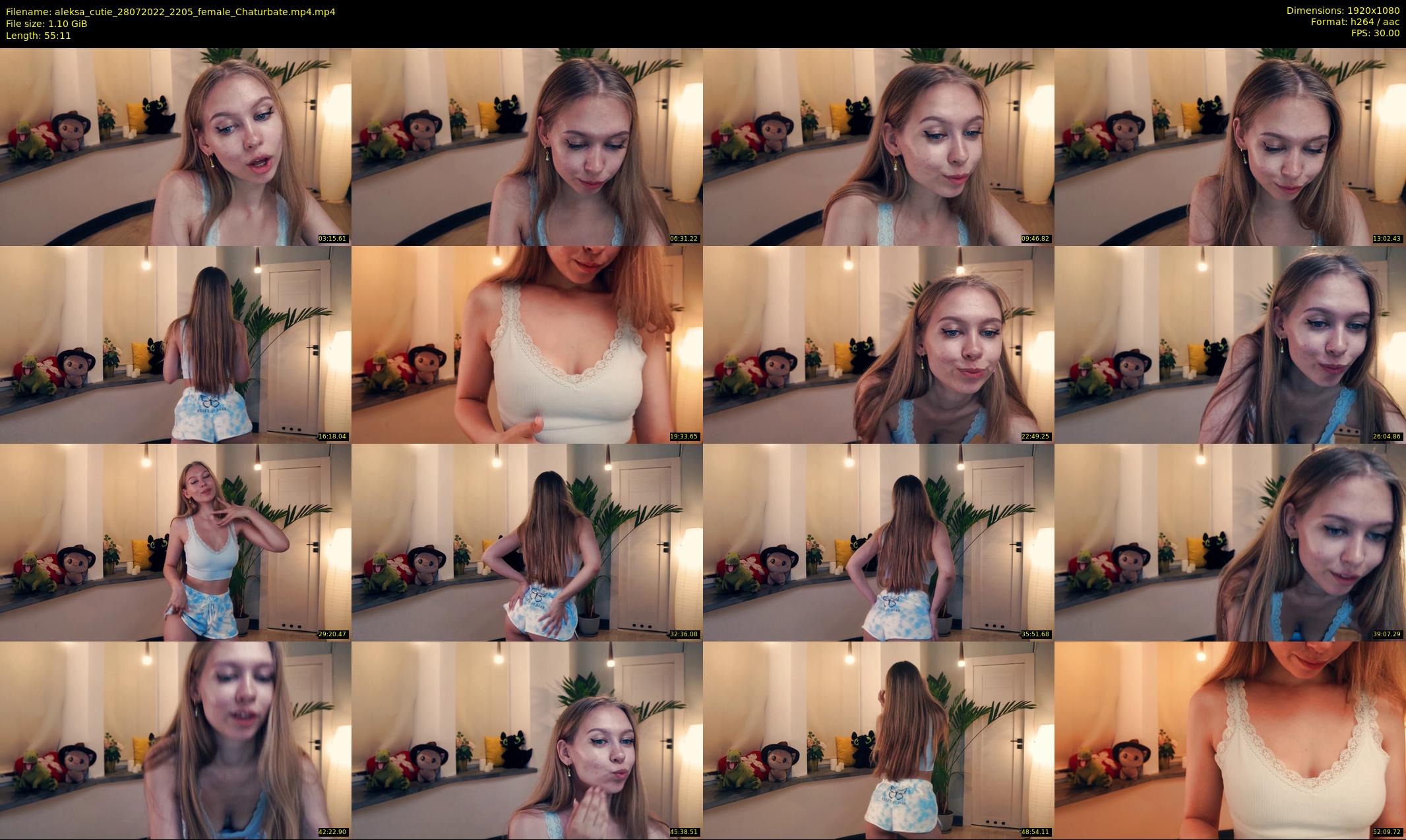 aleksa_cutie — 56 minute Chaturbate female cam show recording, 1080p, Jul 28, 2022