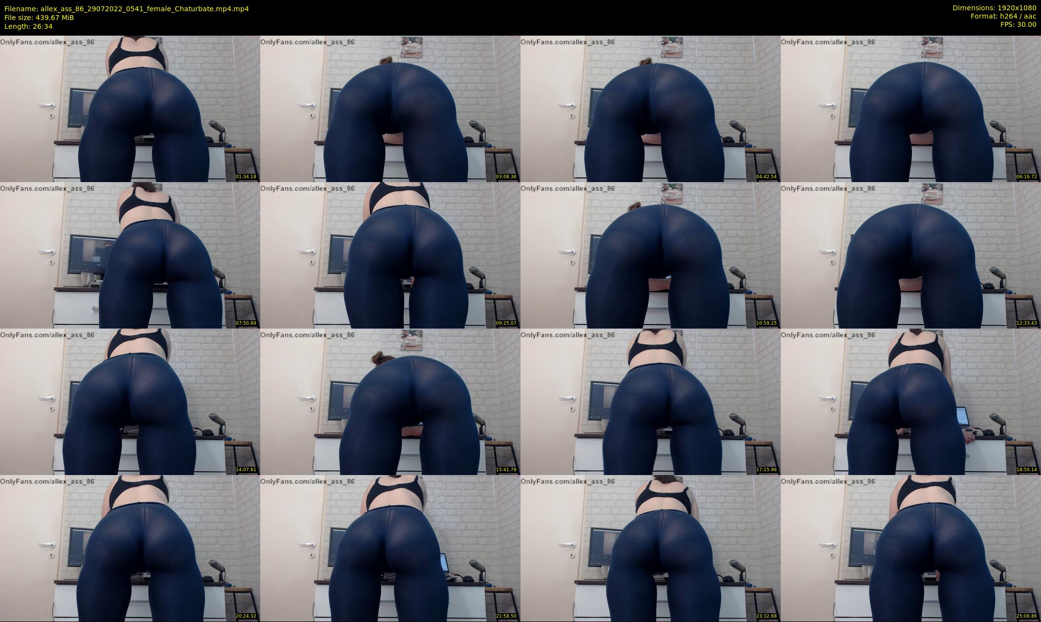 allex_ass_86 — 27 minute Chaturbate female cam show recording, 1080p, Jul 29, 2022
