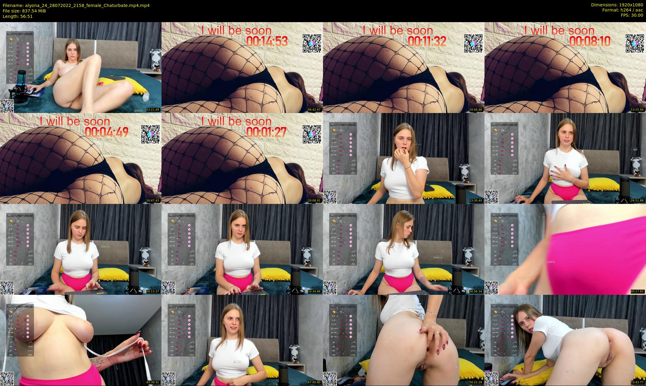 alyona_24 — 57 minute Chaturbate female cam show recording, 1080p, Jul 28, 2022