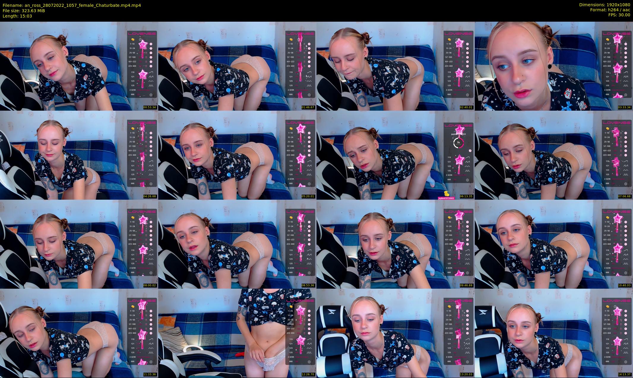 an_ross — 16 minute Chaturbate female cam show recording, 1080p, Jul 28, 2022