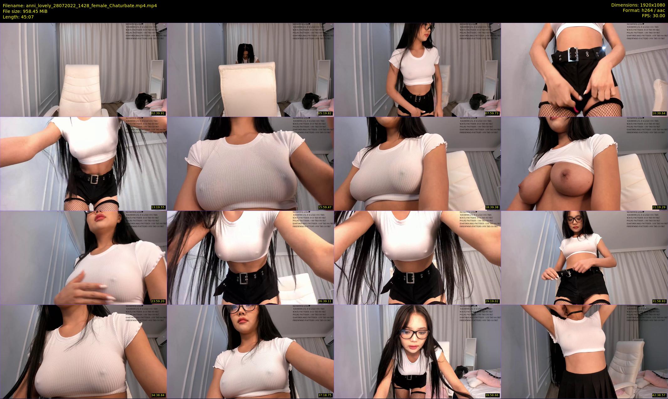 anni_lovely — 46 minute Chaturbate female cam show recording, 1080p, Jul 28, 2022
