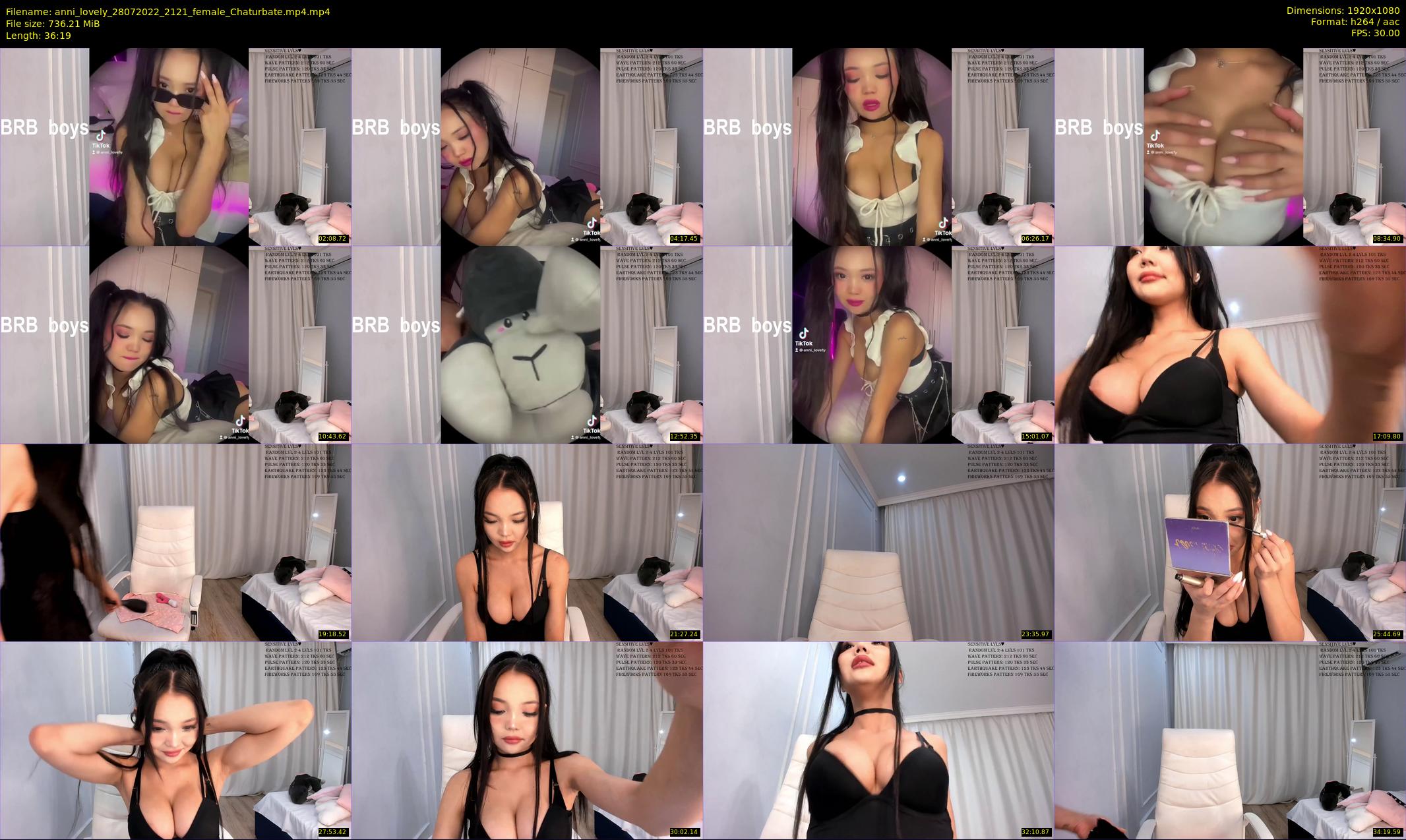 anni_lovely — 37 minute Chaturbate female cam show recording, 1080p, Jul 28, 2022