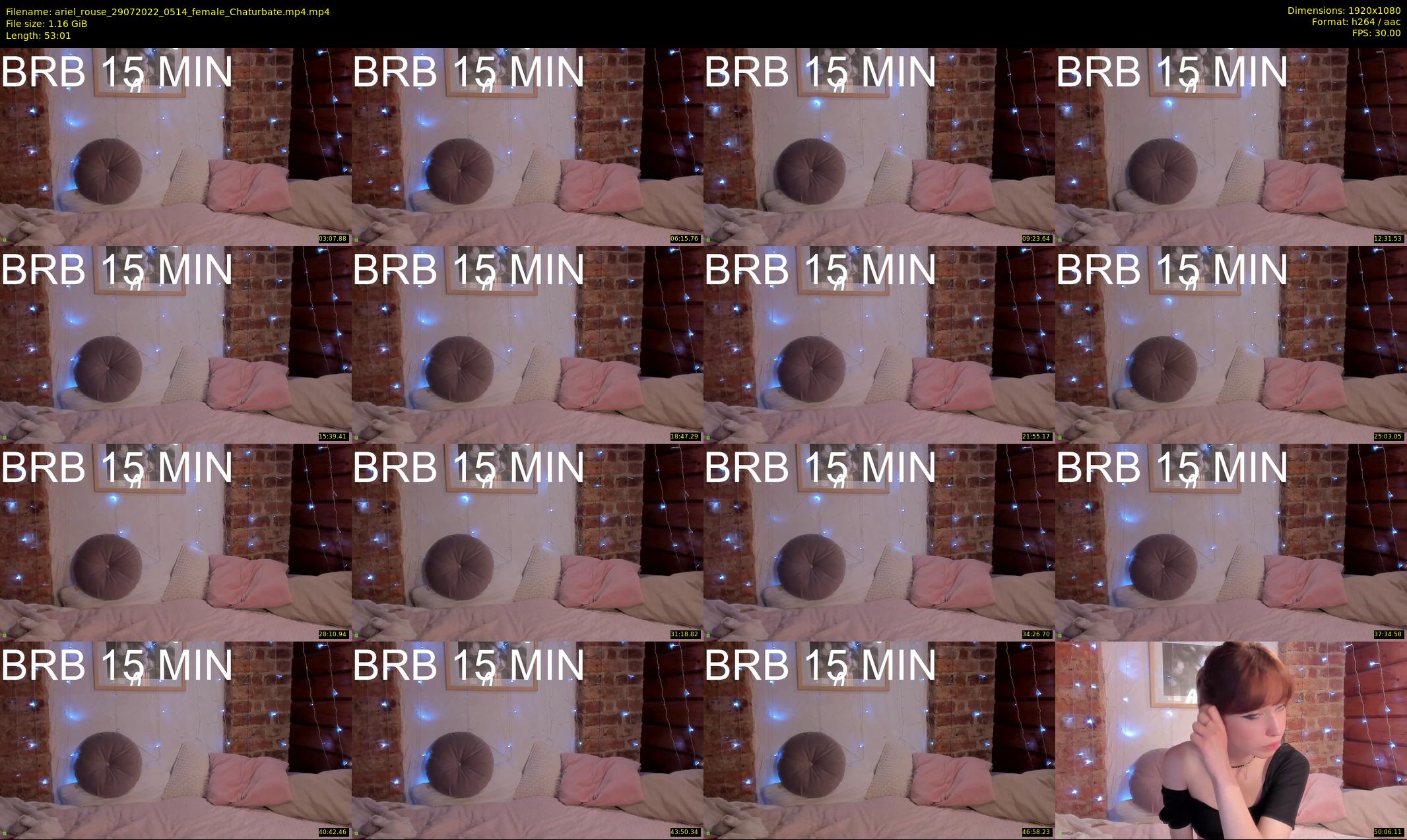 ariel_rouse — 54 minute Chaturbate female cam show recording, 1080p, Jul 29, 2022