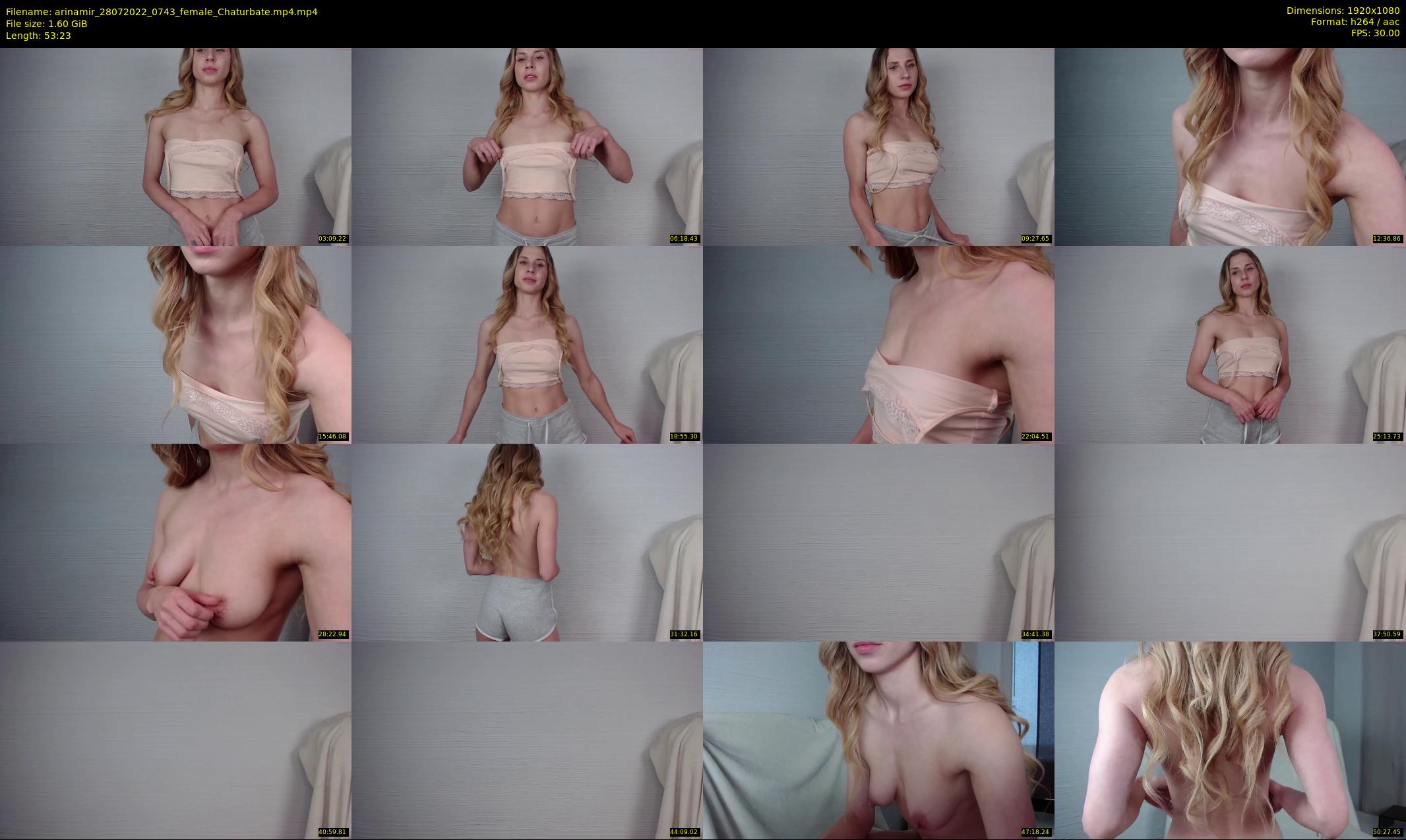 arinamir — 54 minute Chaturbate female cam show recording, 1080p, Jul 28, 2022