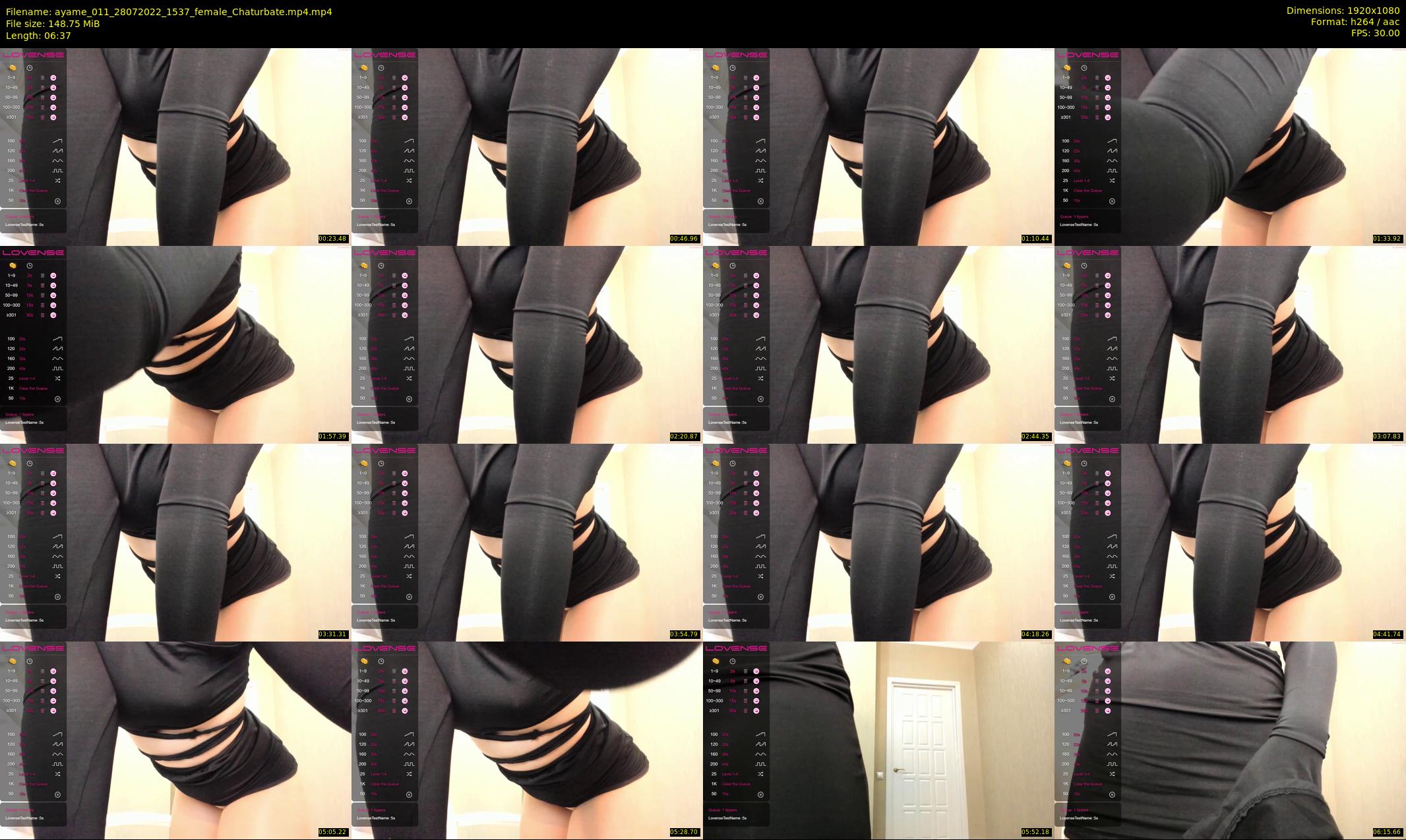 ayame_011 — 7 minute Chaturbate female cam show recording, 1080p, Jul 28, 2022