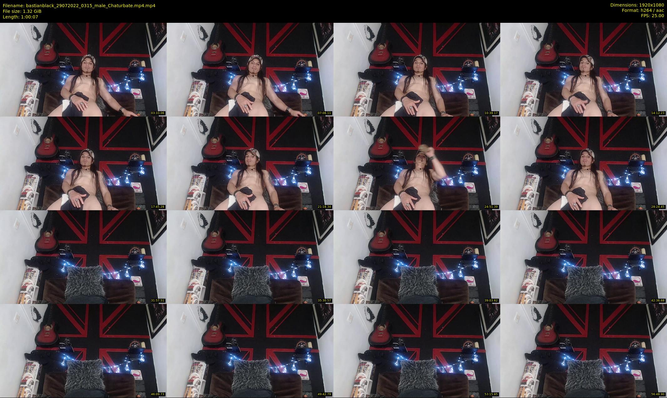 bastianblack — 61 minute Chaturbate male cam show recording, 1080p, Jul 29, 2022