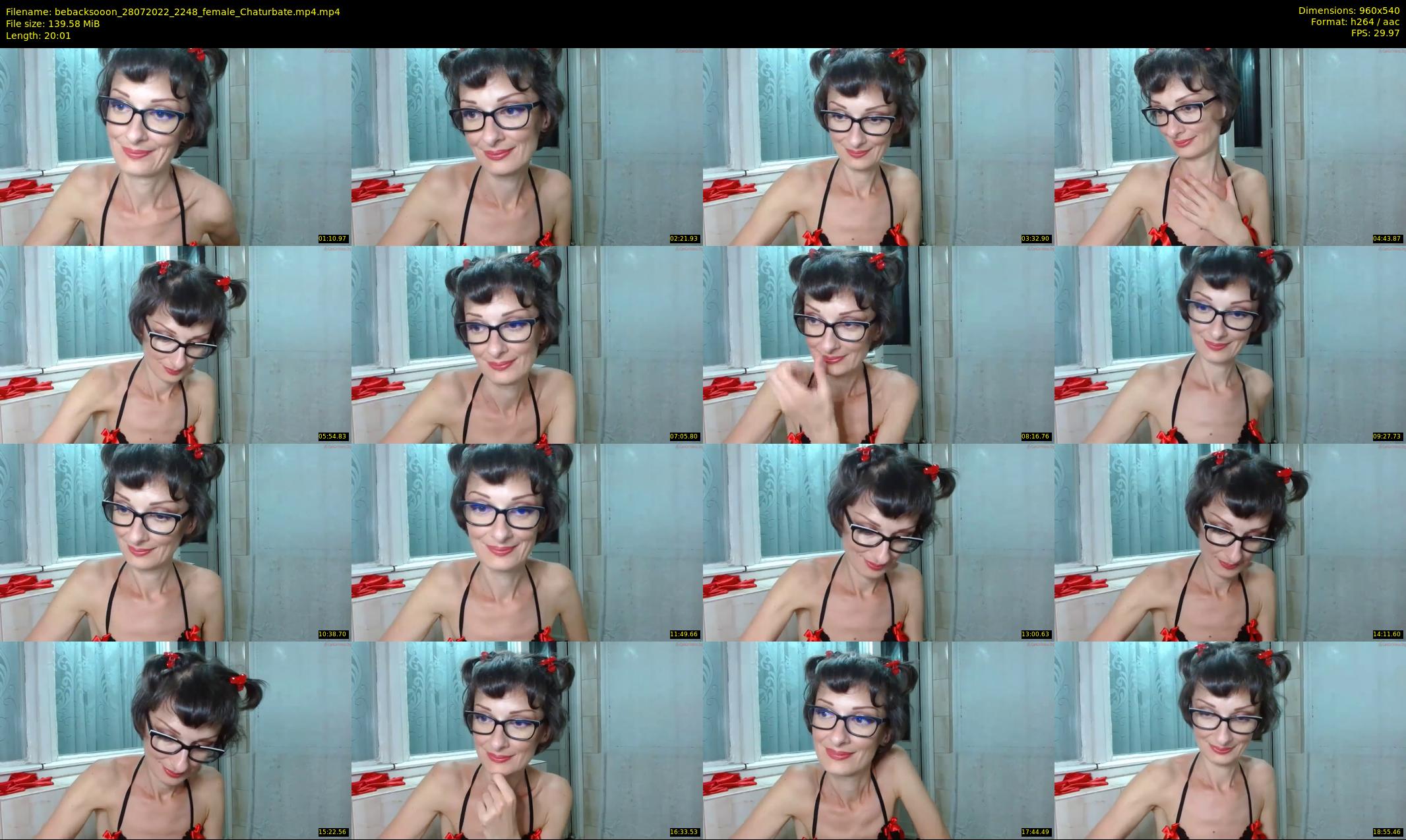 bebacksooon — 21 minute Chaturbate female cam show recording, 480p, Jul 28, 2022
