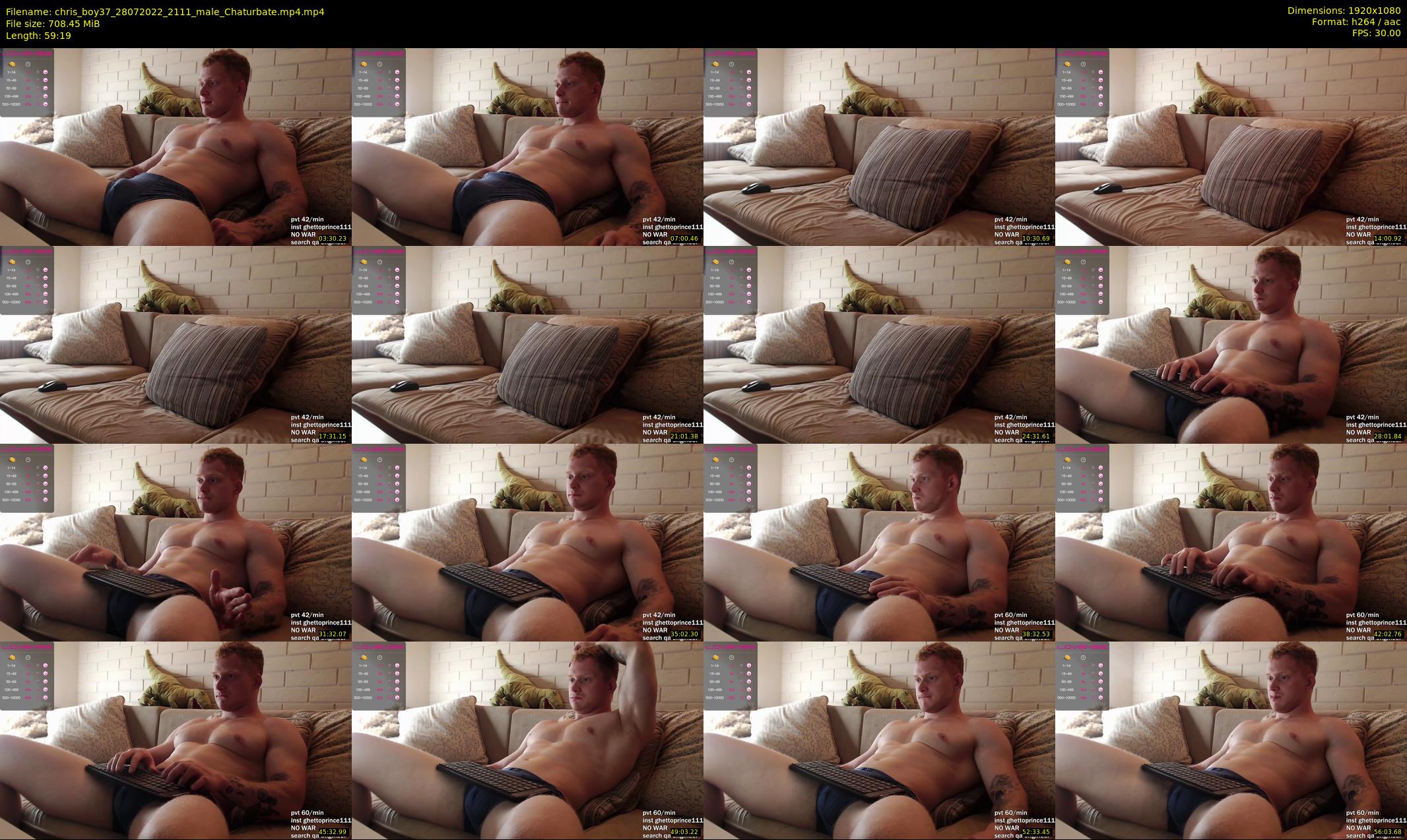 chris_boy37 — 60 minute Chaturbate male cam show recording, 1080p, Jul 28, 2022
