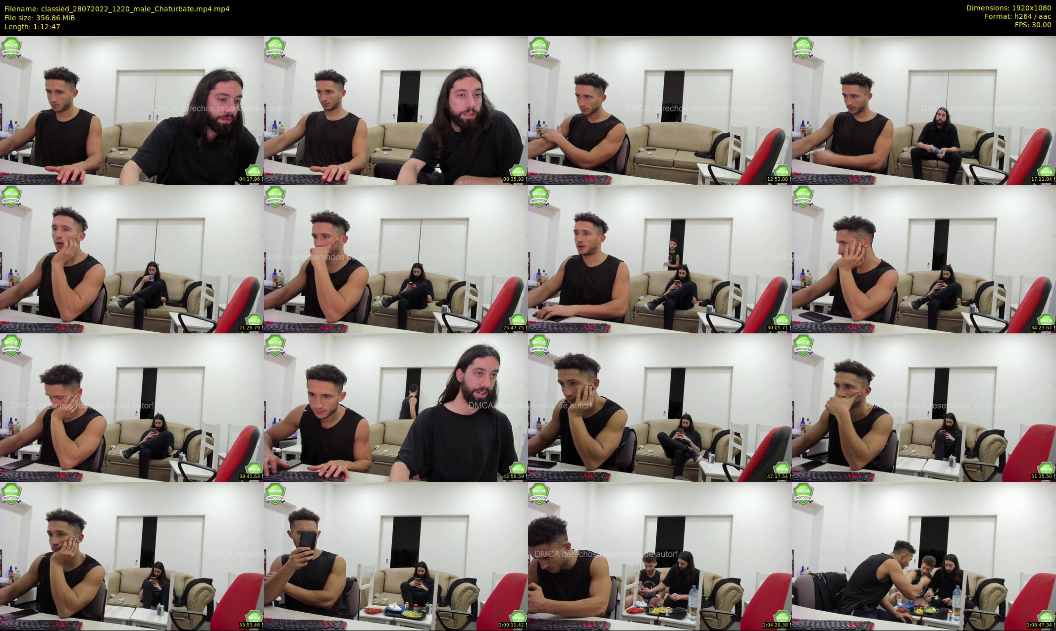 classied — 73 minute Chaturbate male cam show recording, 1080p, Jul 28, 2022