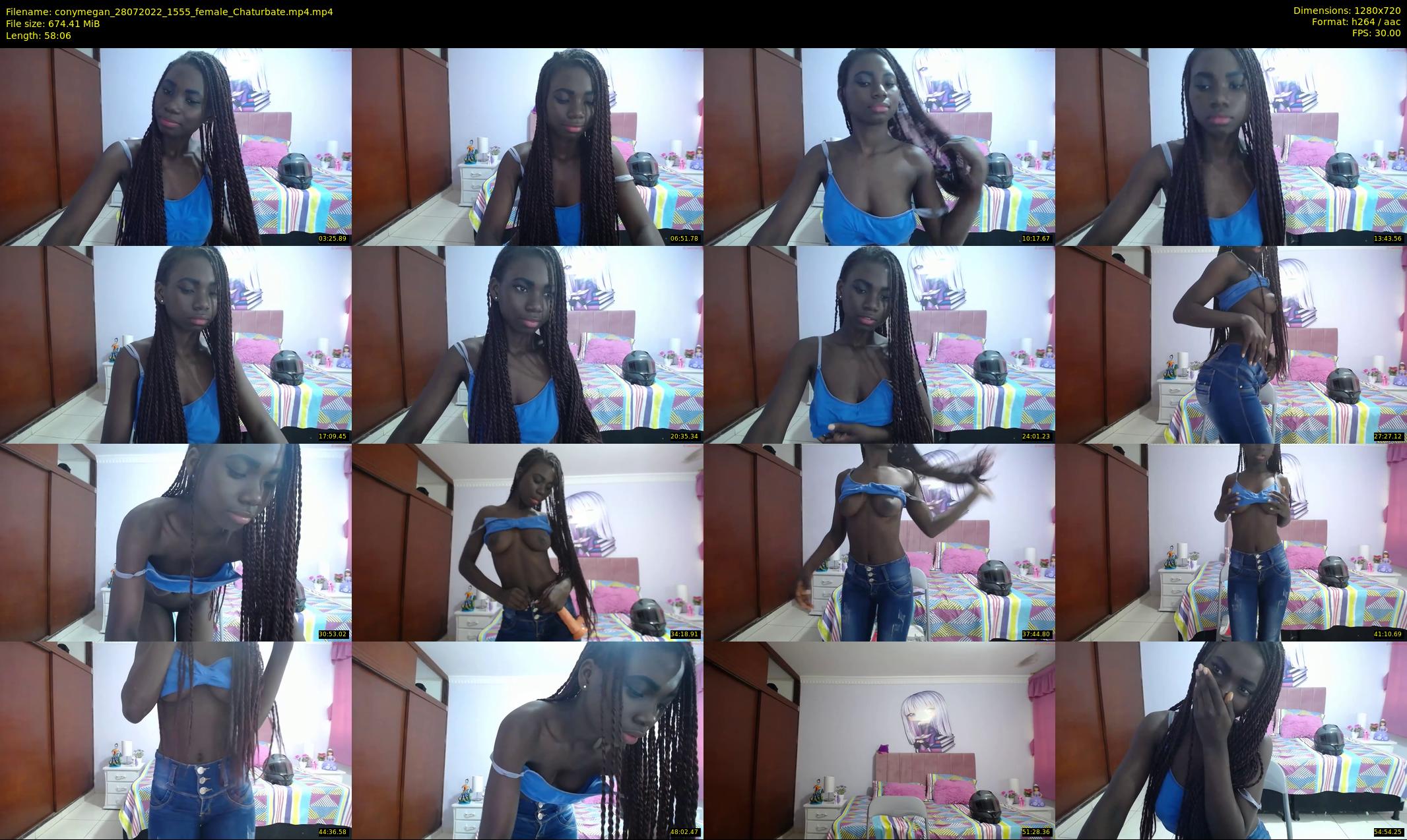 conymegan — 59 minute Chaturbate female cam show recording, 720p, Jul 28, 2022