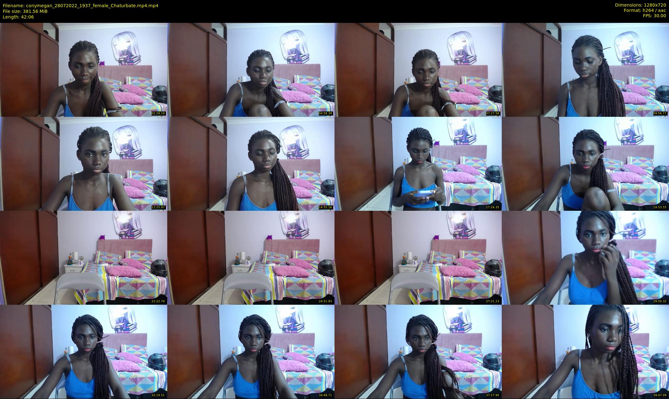 conymegan — 43 minute Chaturbate female cam show recording, 720p, Jul 28, 2022