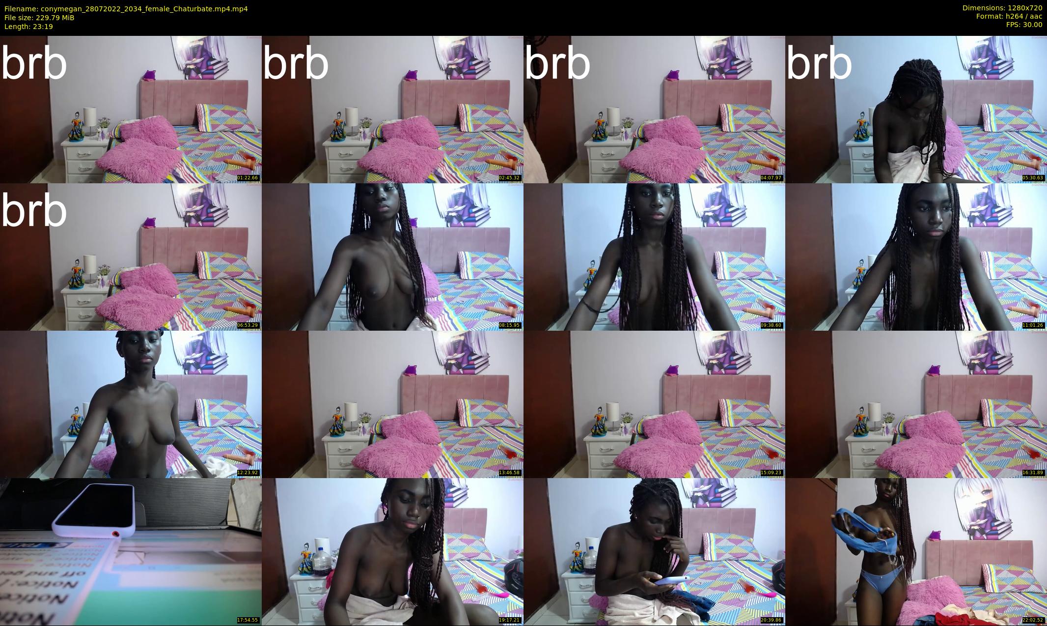 conymegan — 24 minute Chaturbate female cam show recording, 720p, Jul 28, 2022