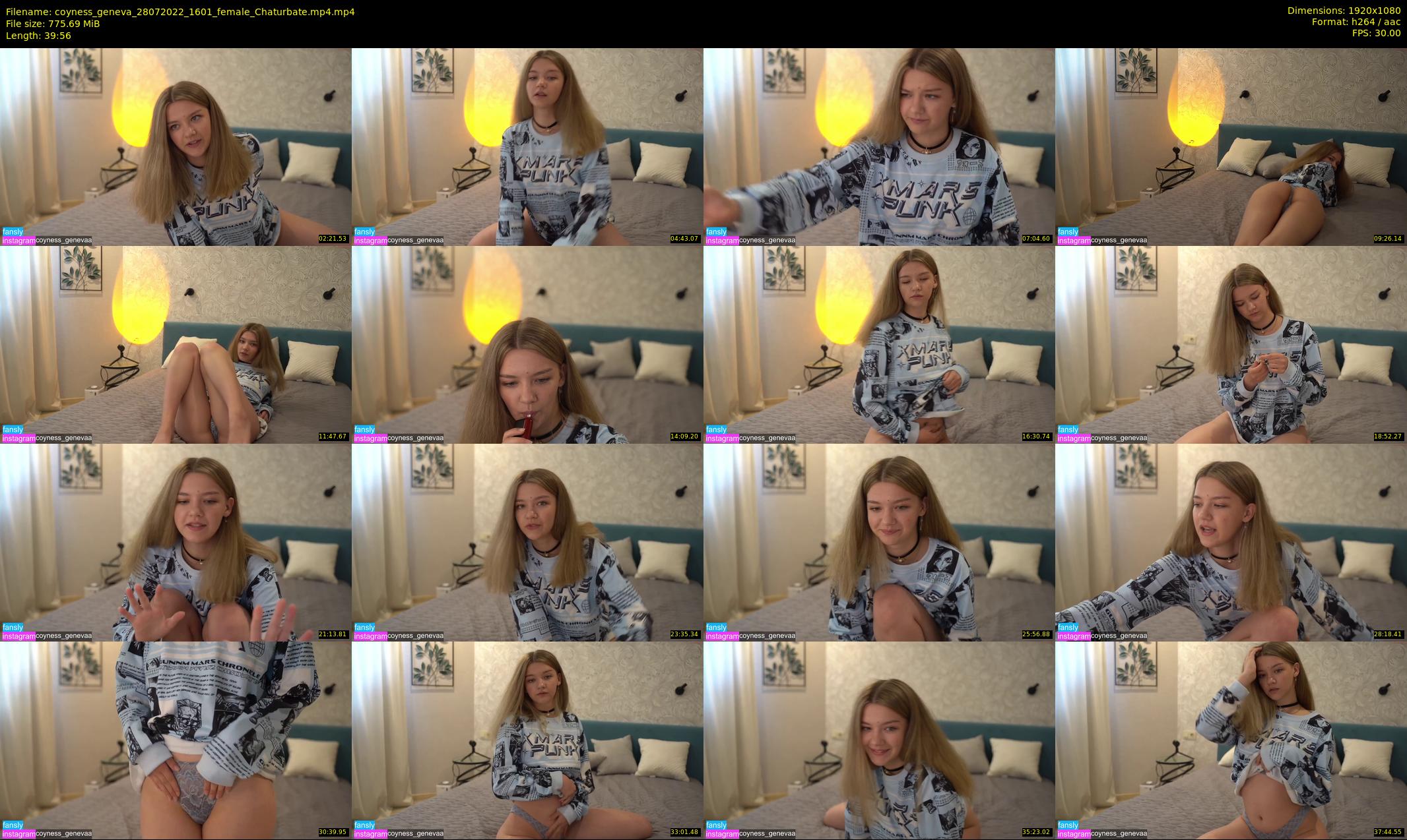 coyness_geneva — 40 minute Chaturbate female cam show recording, 1080p, Jul 28, 2022