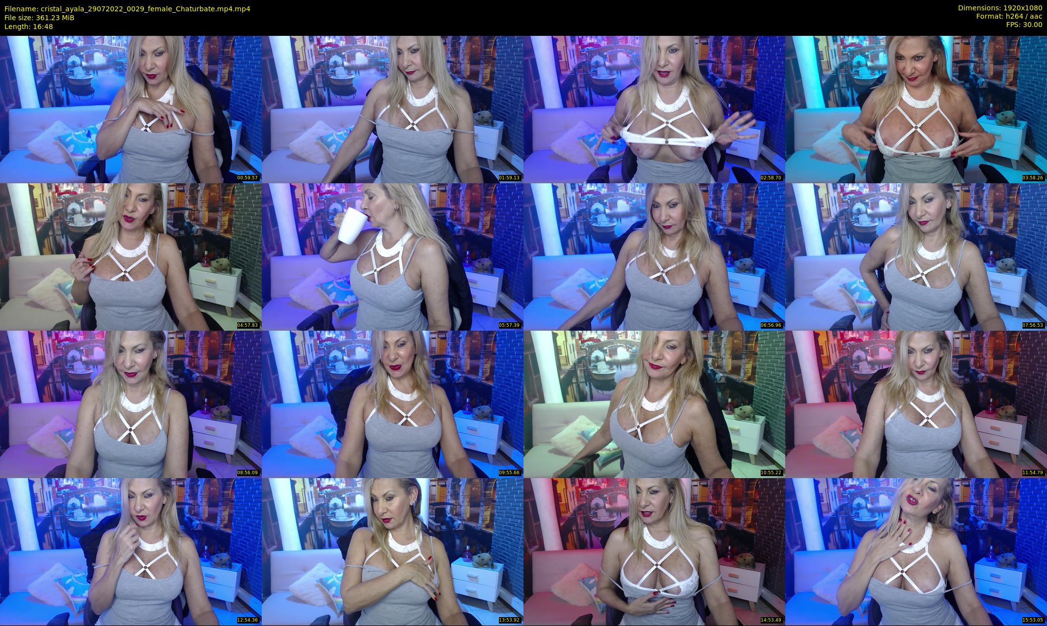 cristal_ayala — 17 minute Chaturbate female cam show recording, 1080p, Jul 29, 2022