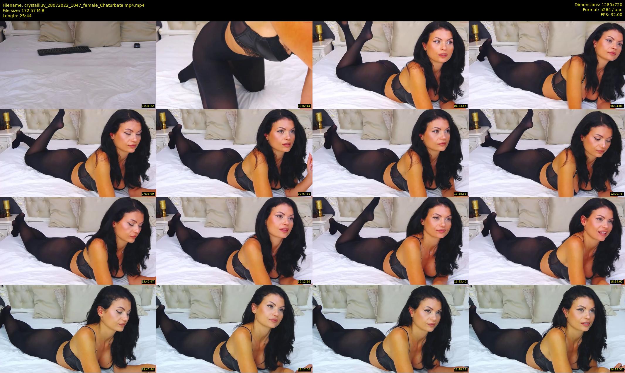 crystallluv — 26 minute Chaturbate female cam show recording, 720p, Jul 28, 2022