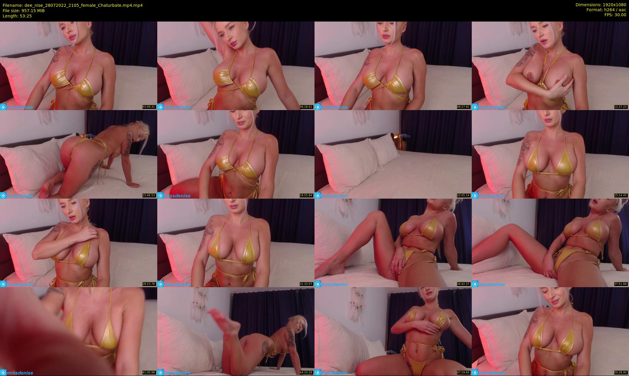 dee_nise — 54 minute Chaturbate female cam show recording, 1080p, Jul 28, 2022