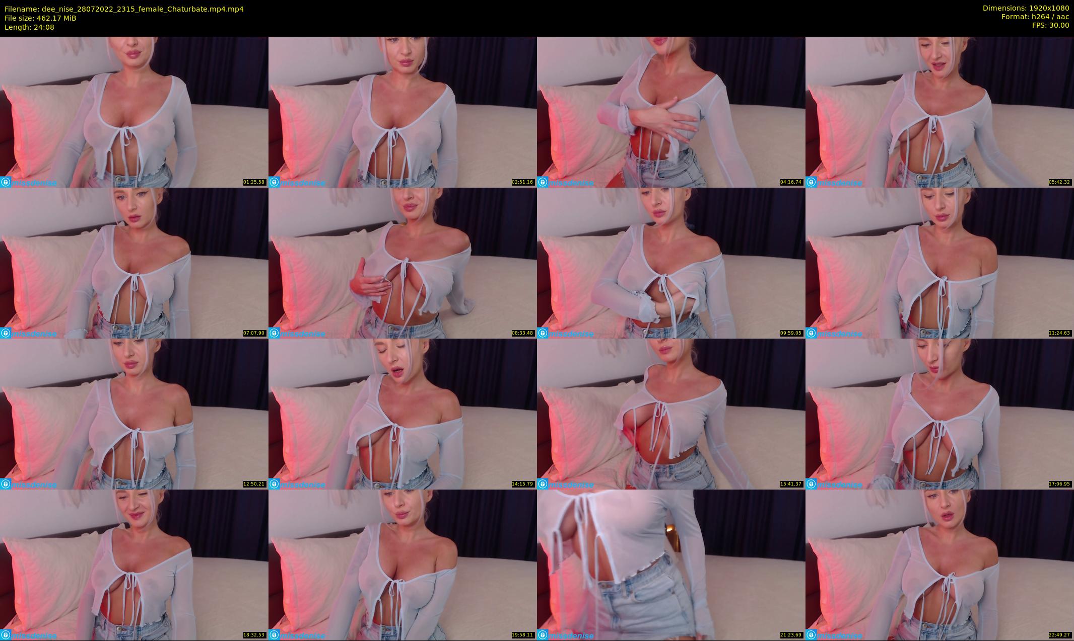 dee_nise — 25 minute Chaturbate female cam show recording, 1080p, Jul 28, 2022